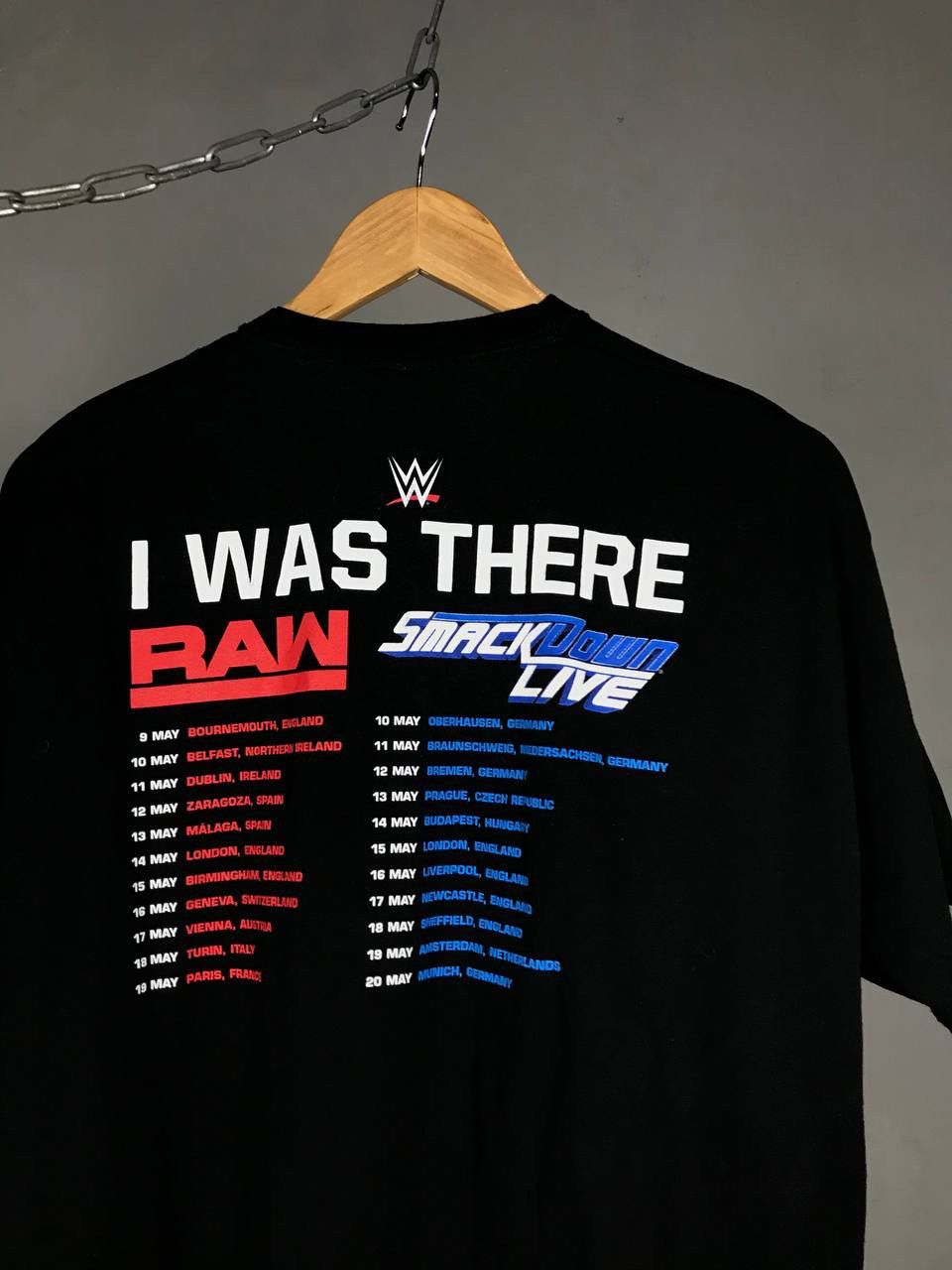 Band Tees WWE WWF Wrestling vintage tour tee Size US XL / EU 56 / 4 - 7 Thumbnail
