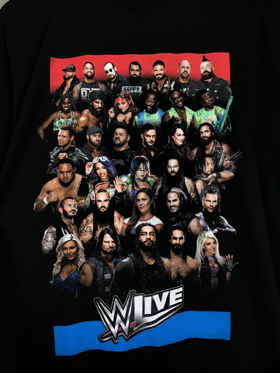 Band Tees WWE WWF Wrestling vintage tour tee Size US XL / EU 56 / 4 - 3 Thumbnail
