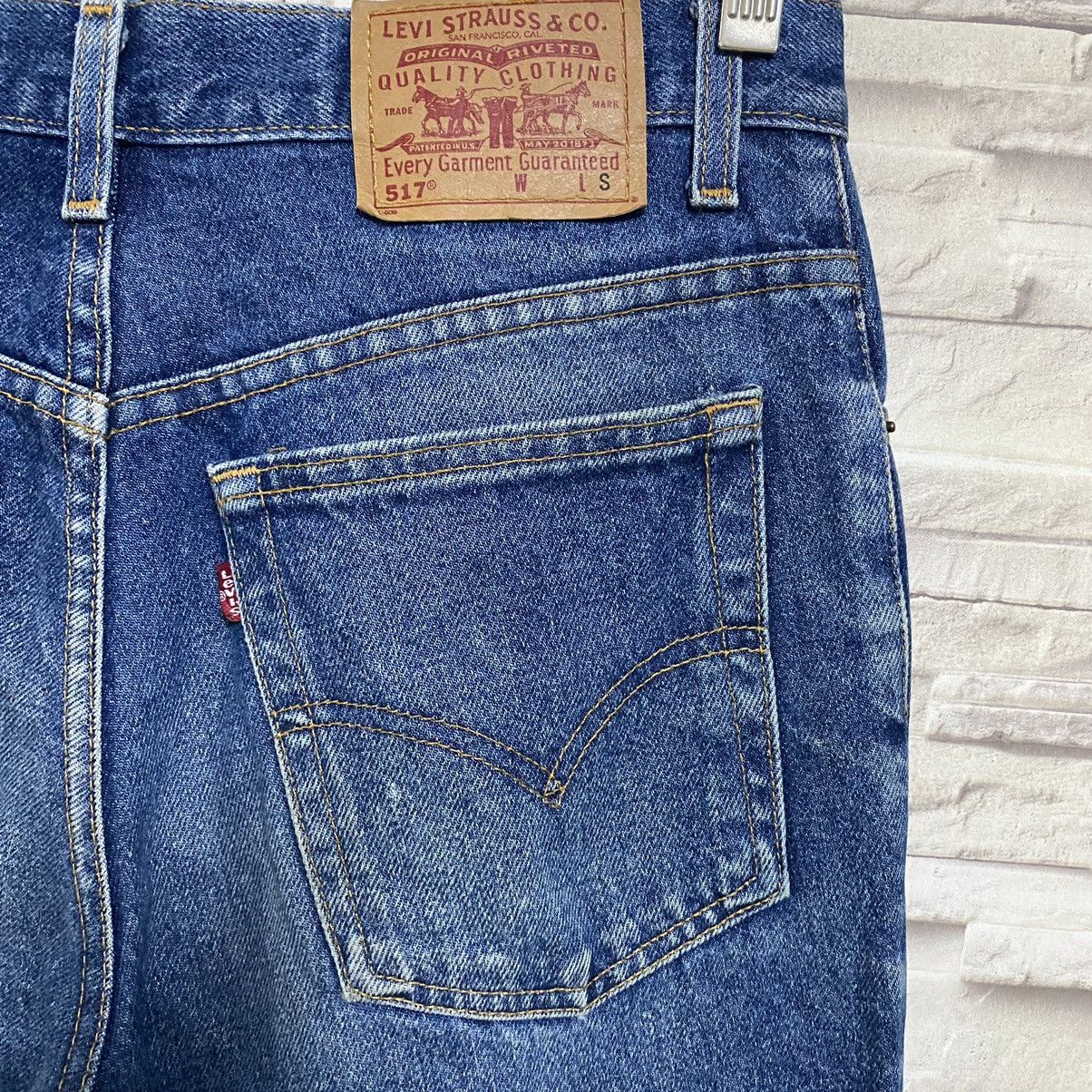 Levi's Vintage 90s Levis 517 Flare Jeans 30x29 Made in USA Size US 30 / EU 46 - 13 Thumbnail