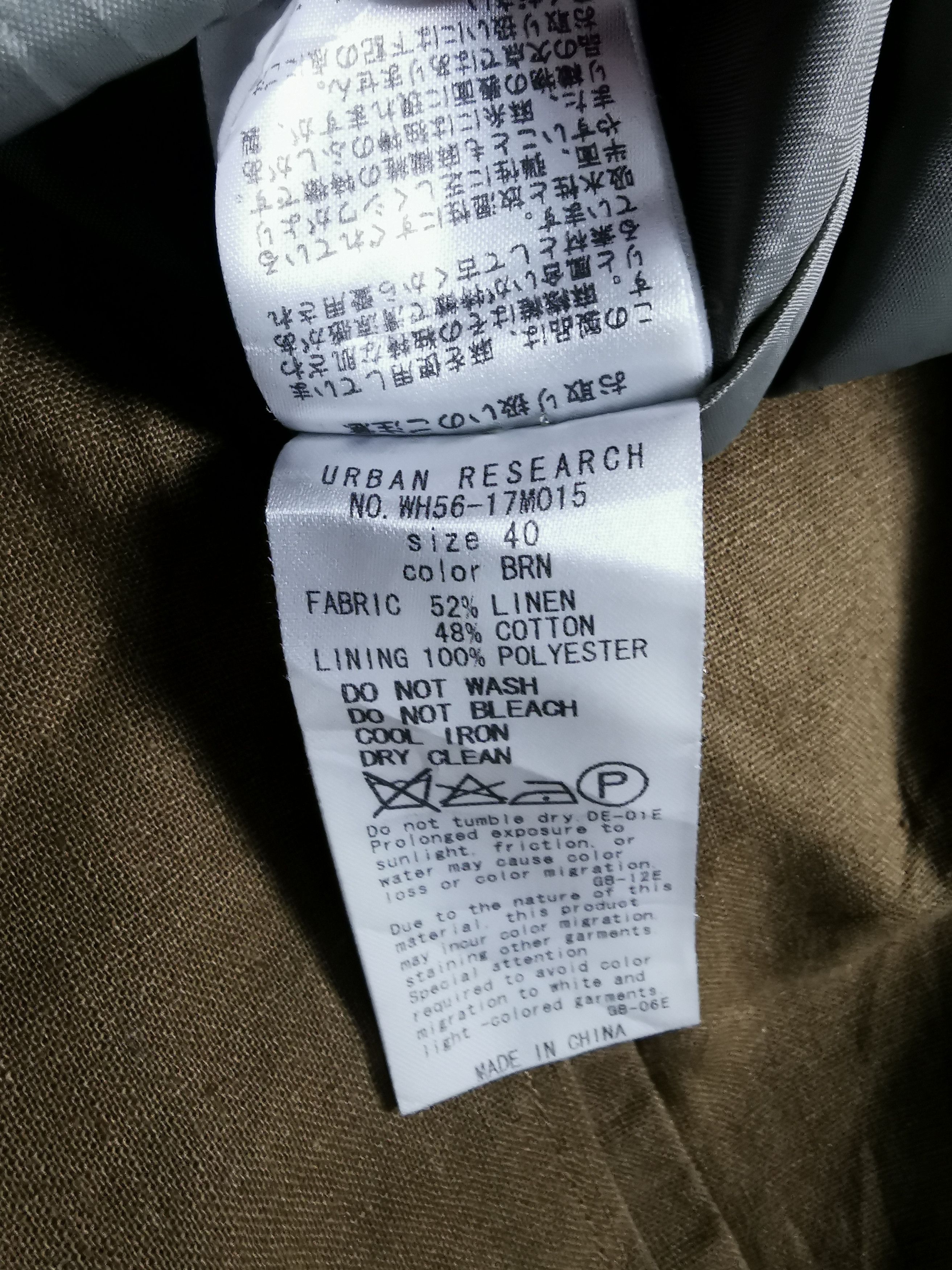 Japanese Brand 🇯🇵 Japan Urban Research Punk Biker Jacket NOS with Tag Size US L / EU 52-54 / 3 - 9 Thumbnail
