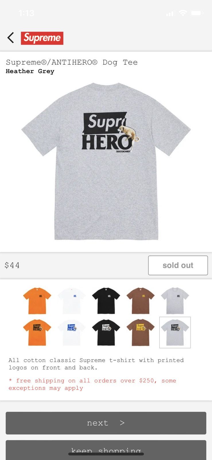 Supreme Supreme antihero | Grailed