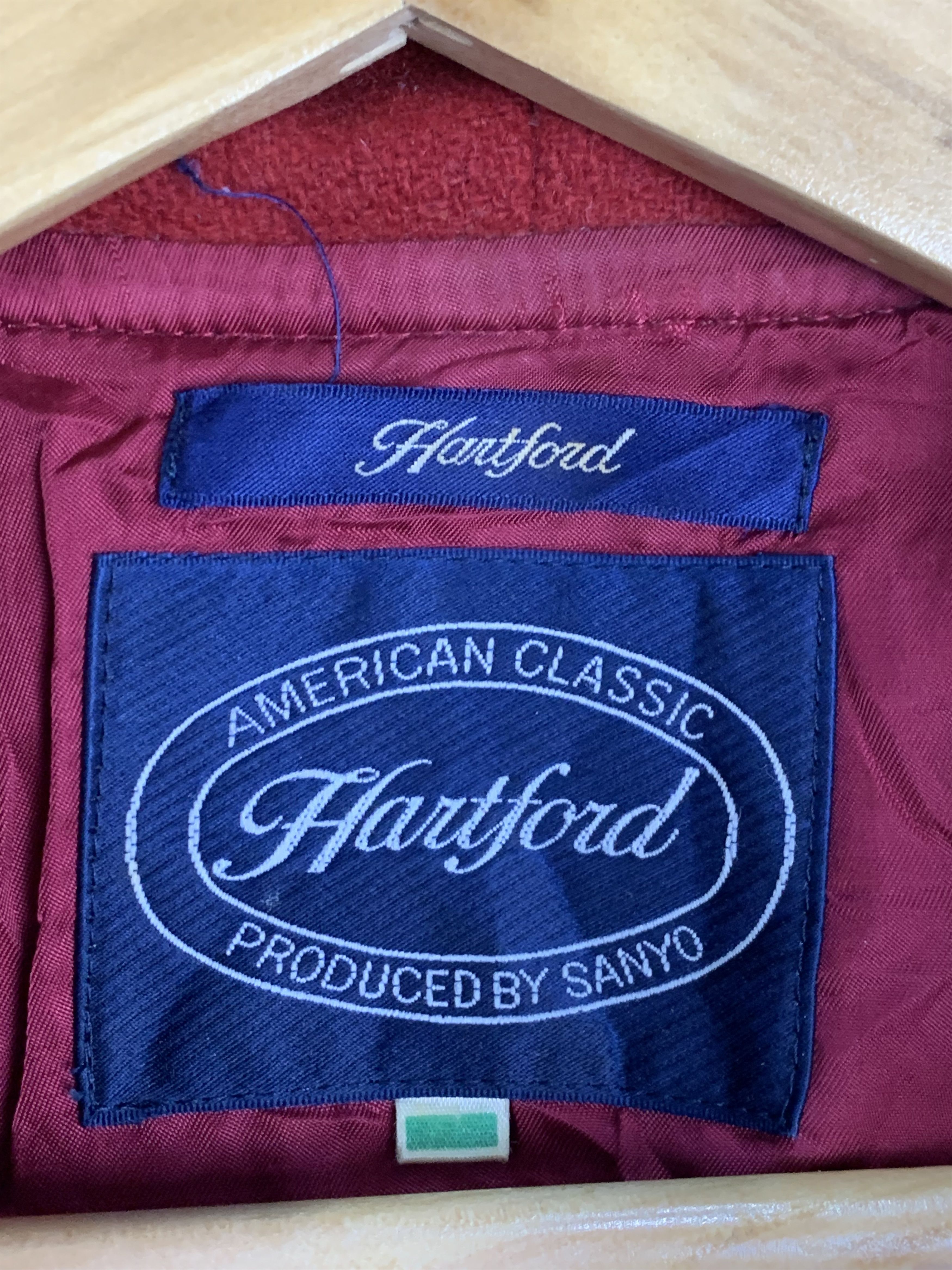 Hartford Vintage 90s Hartford Hoodie Wool Varsity Jacket V0489 Size US M / EU 48-50 / 2 - 5 Thumbnail