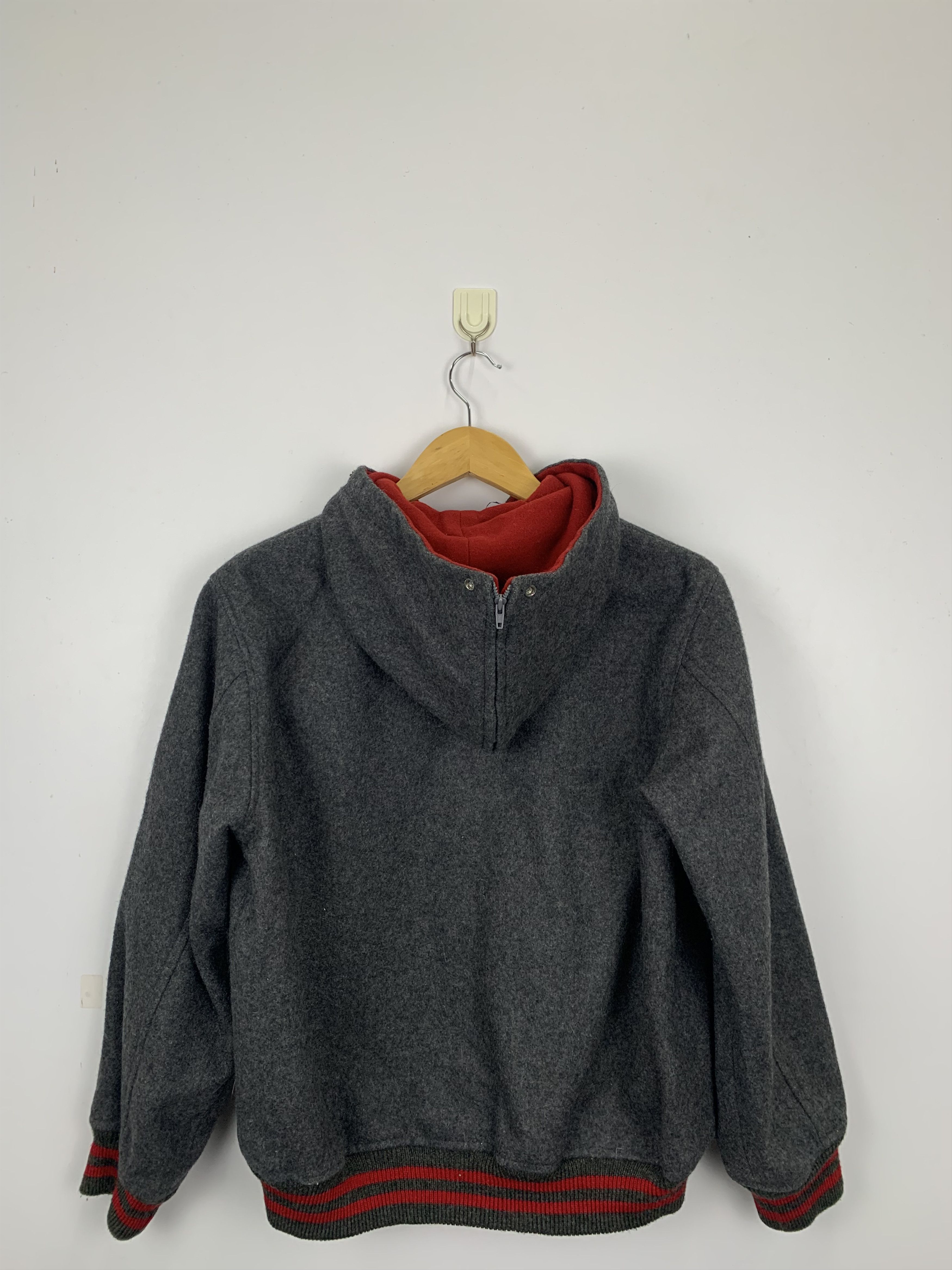 Hartford Vintage 90s Hartford Hoodie Wool Varsity Jacket V0489 Size US M / EU 48-50 / 2 - 3 Thumbnail