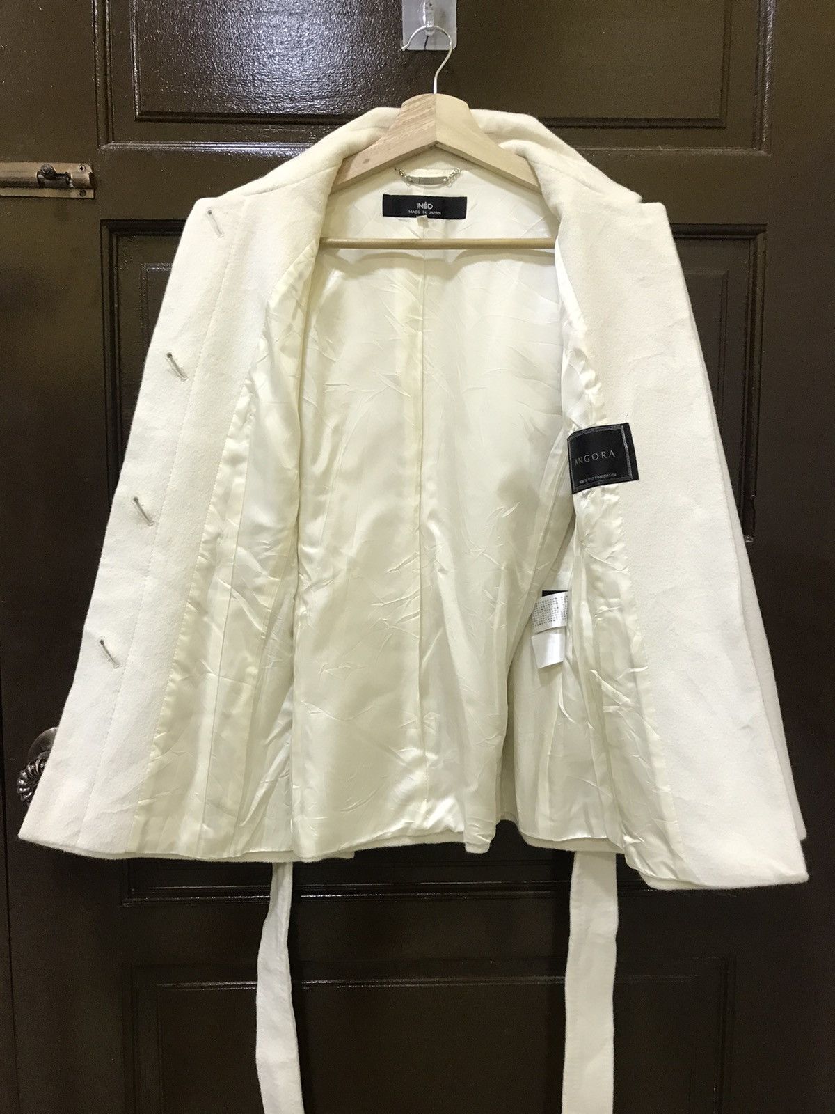 Japanese Brand 🔥SALE🔥 Yohji Yamamoto Ined Wool Jacket Coat Size US S / EU 44-46 / 1 - 3 Thumbnail