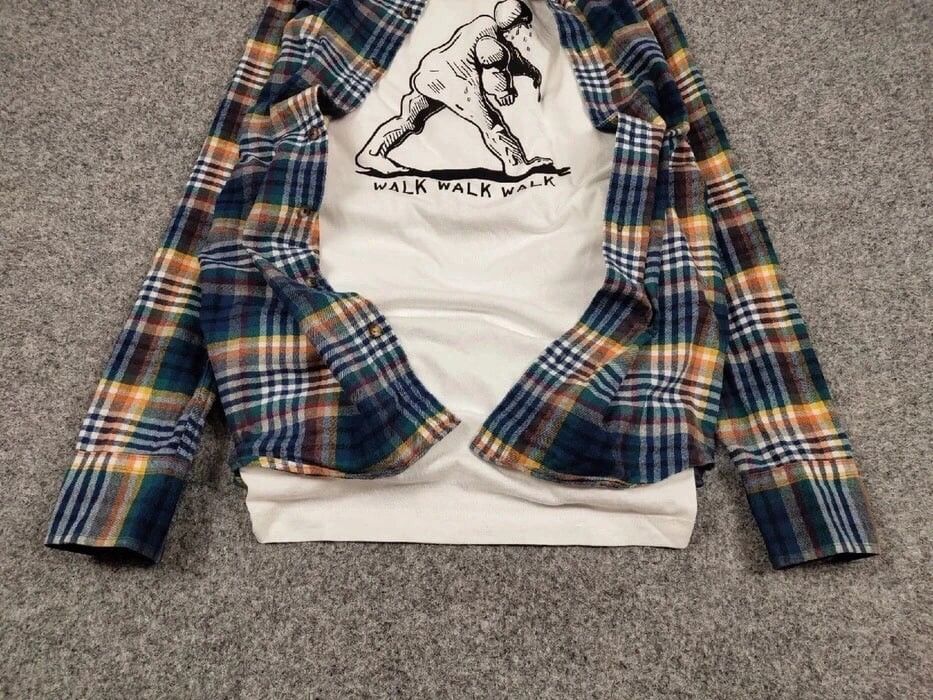 Flannel Vintage Flannel Shirt Checkered Travis Scott Style Hype Size US M / EU 48-50 / 2 - 5 Thumbnail
