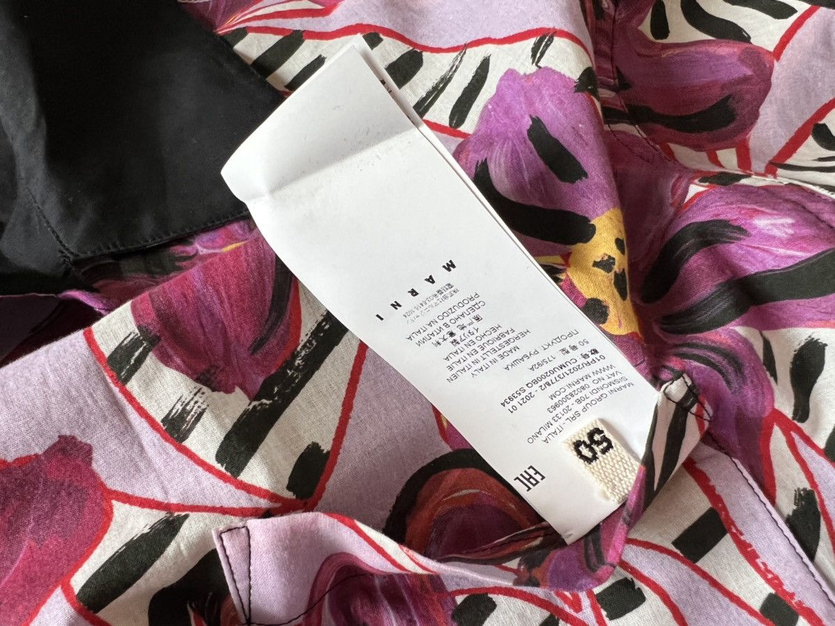 Marni Marni Reversible Floral Print Shirt Size 50 Size US M / EU 48-50 / 2 - 3 Thumbnail
