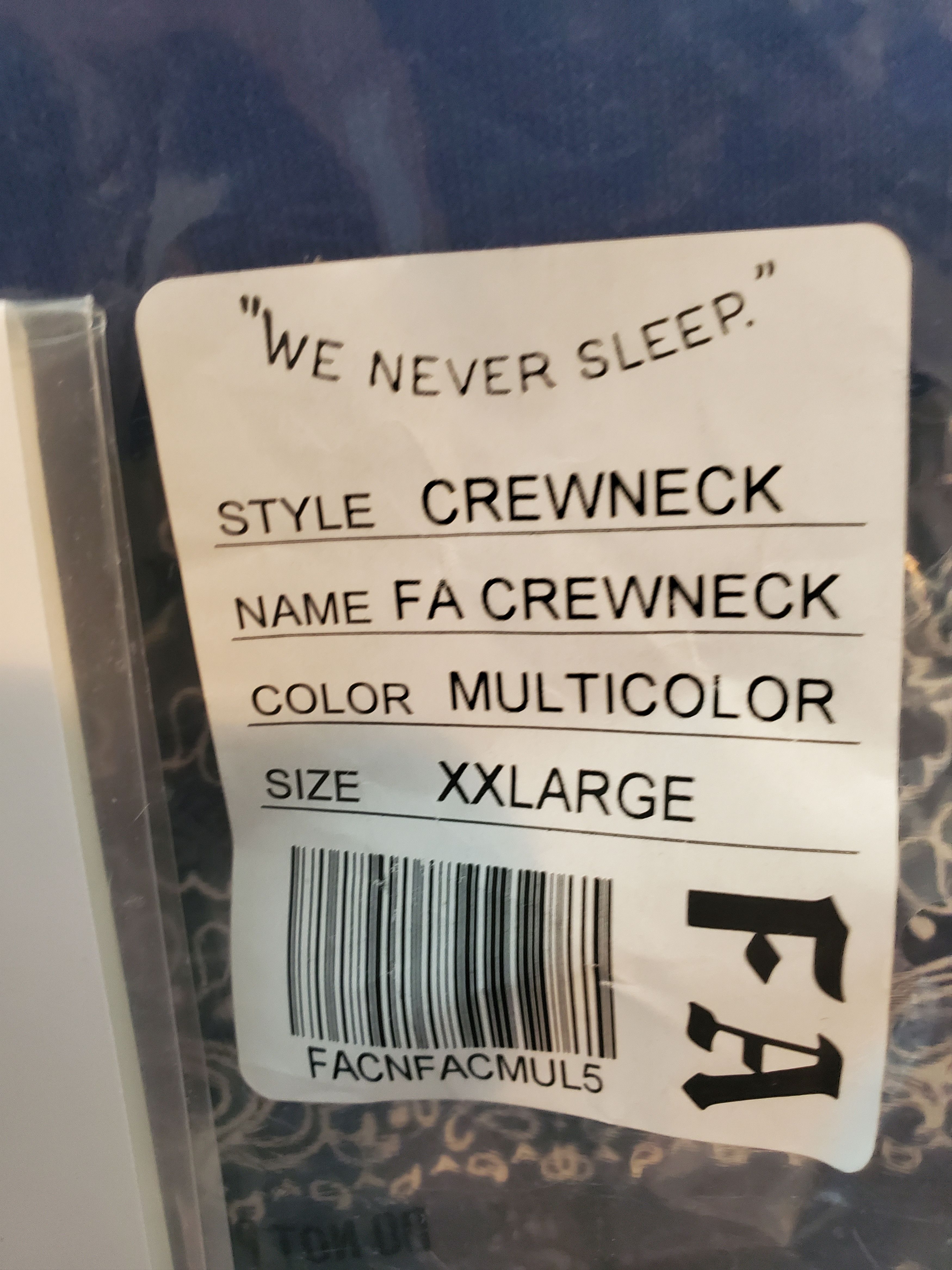 Fucking Awesome Fucking Awesome Primary Crewneck Sweatshirt Size US XXL / EU 58 / 5 - 7 Thumbnail