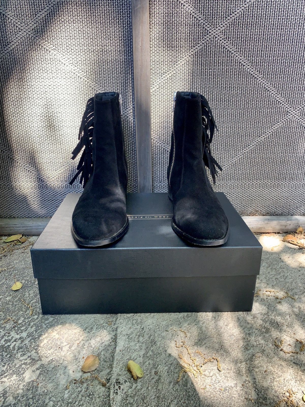 From The First From The First Lucas Fringe 40 Suede Boots Size US 8 / EU 41 - 2 Thumbnail