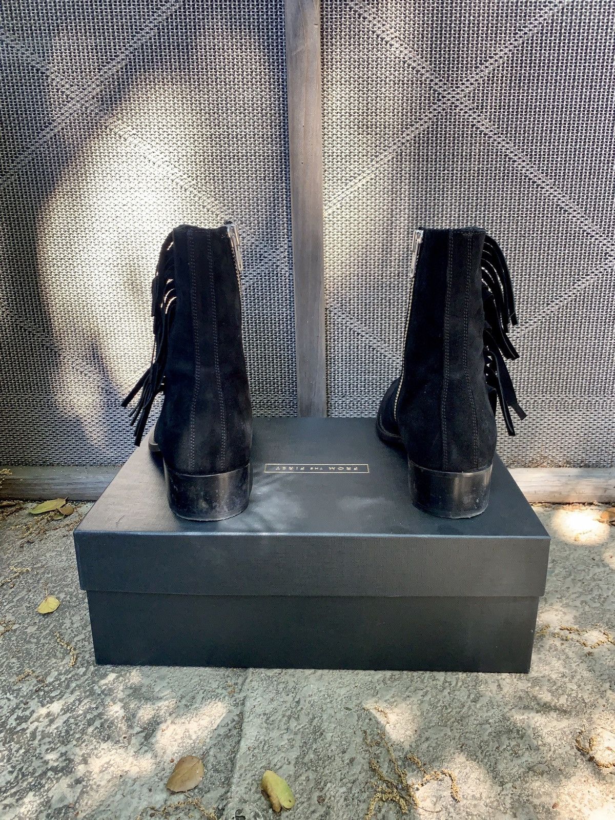 From The First From The First Lucas Fringe 40 Suede Boots Size US 8 / EU 41 - 4 Thumbnail