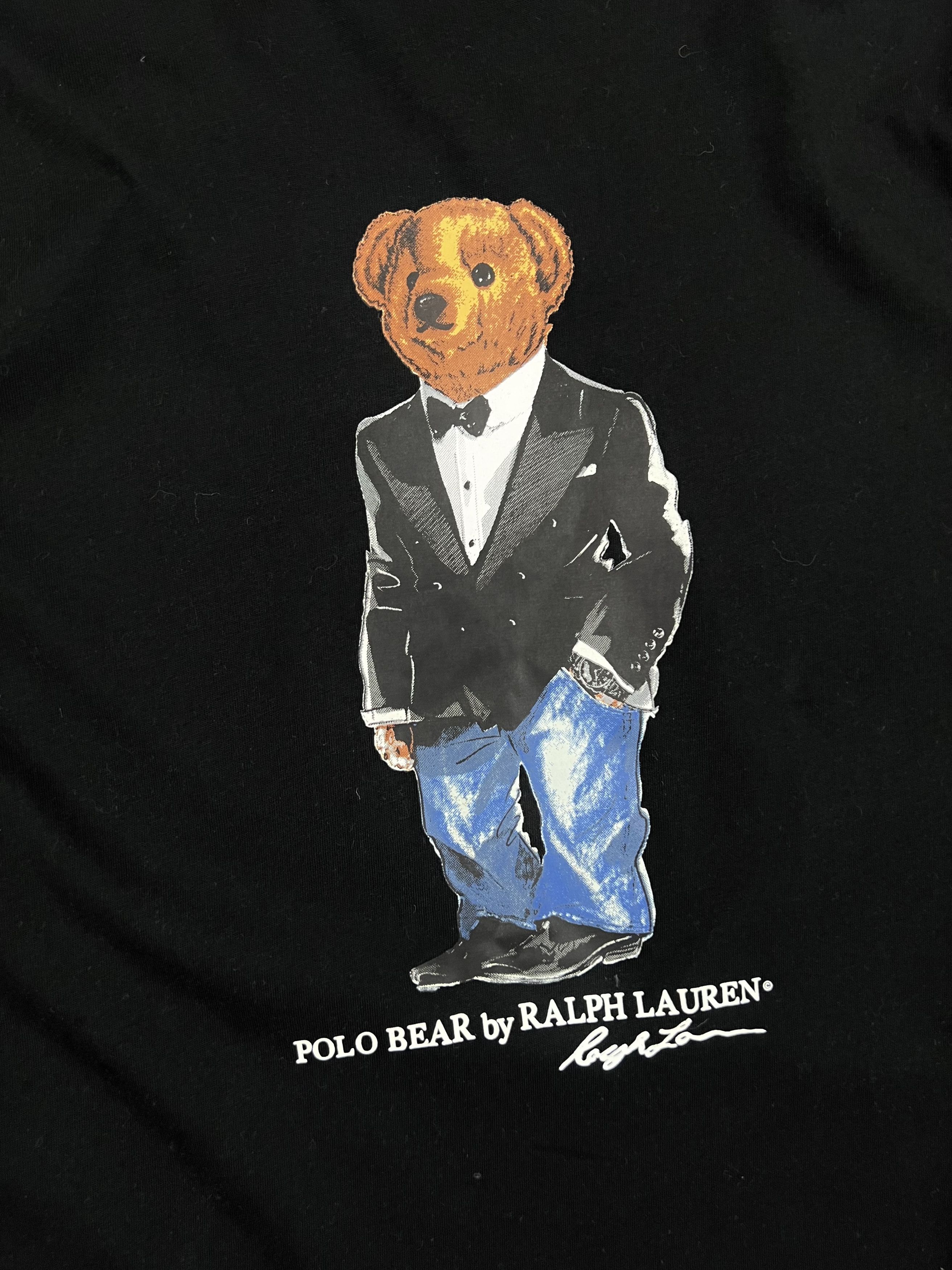Polo Ralph Lauren Polo Ralph Lauren Tuxedo Bear Long Sleeve Black Large Size US L / EU 52-54 / 3 - 2 Thumbnail