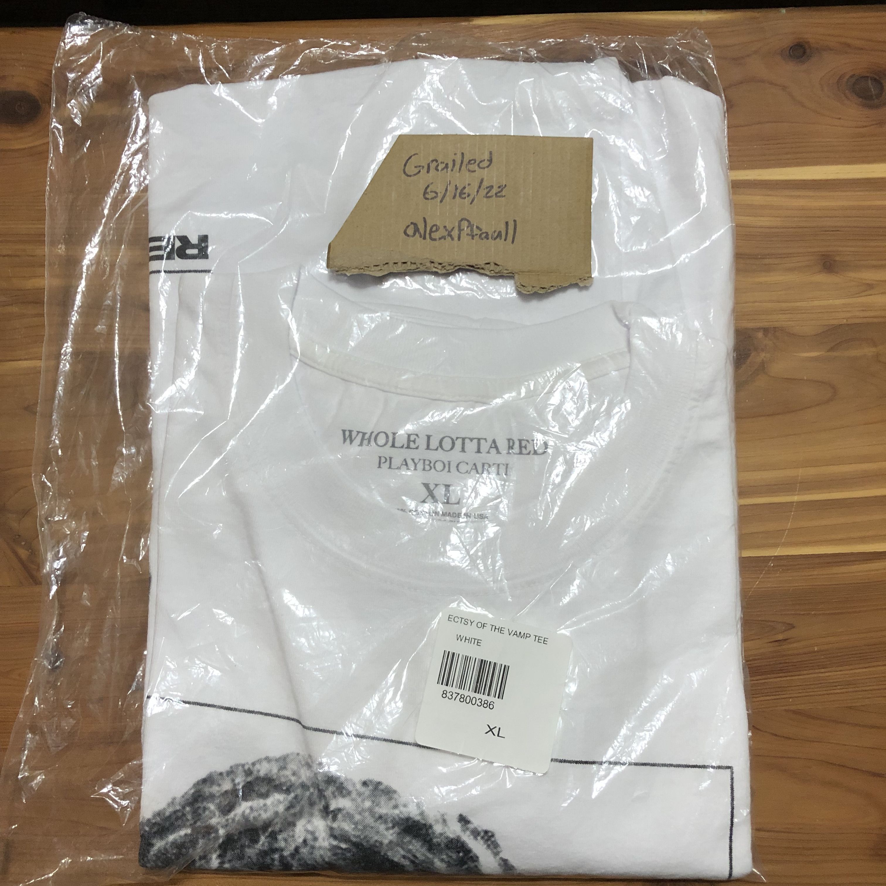 Playboi carti “ecstasy of the vampires” tour merch