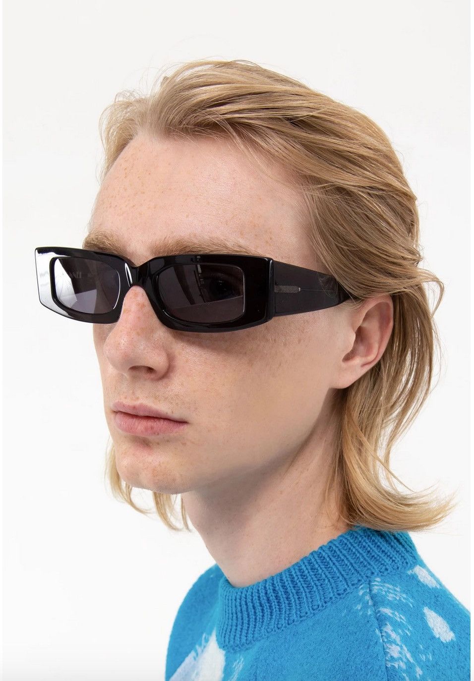 Sunnei Sunnei Prototipo 1 Black Sunglasses | Grailed 