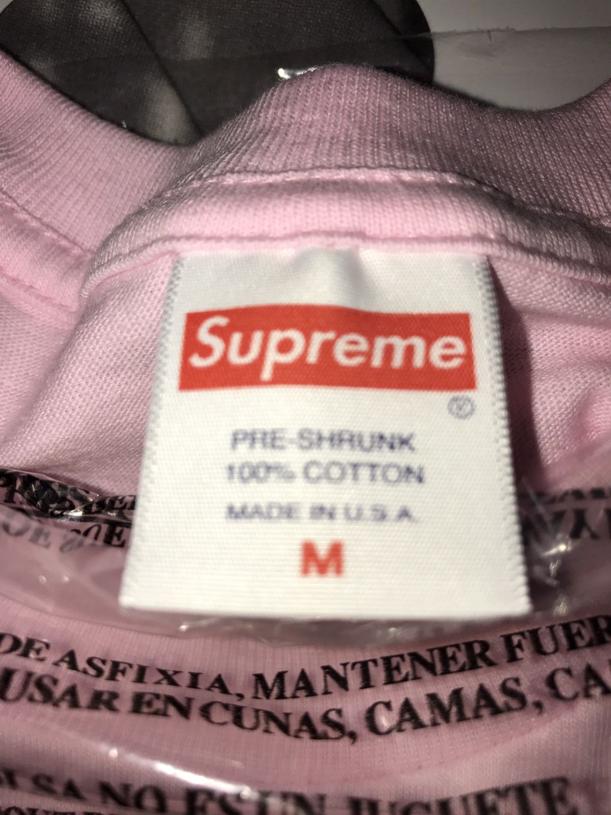Supreme Supreme DNA Tee in Light Pink Grailed