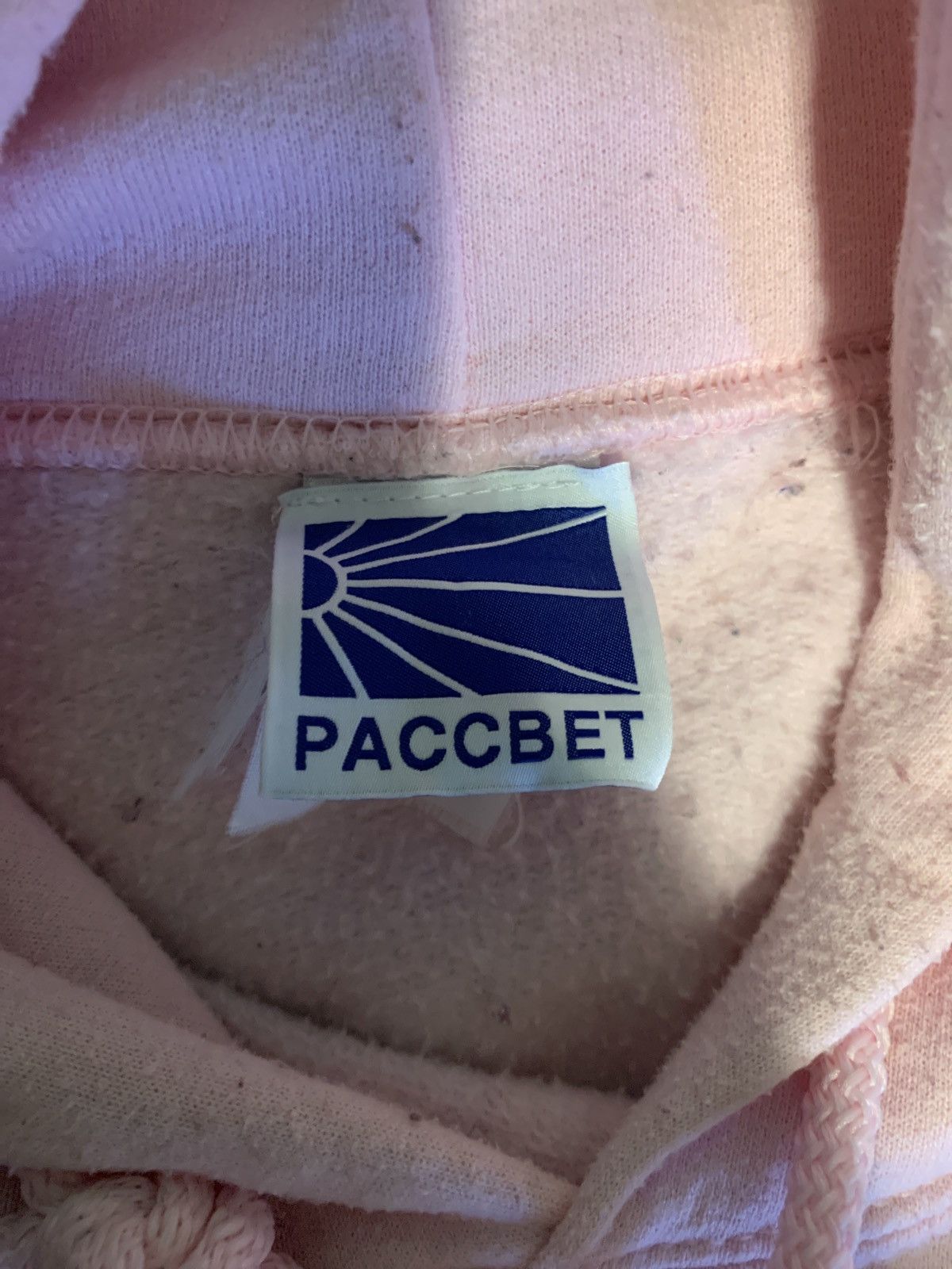 Gosha Rubchinskiy × PACCBET Paccbet pink hoodie XL Size US XL / EU 56 / 4 - 3 Thumbnail