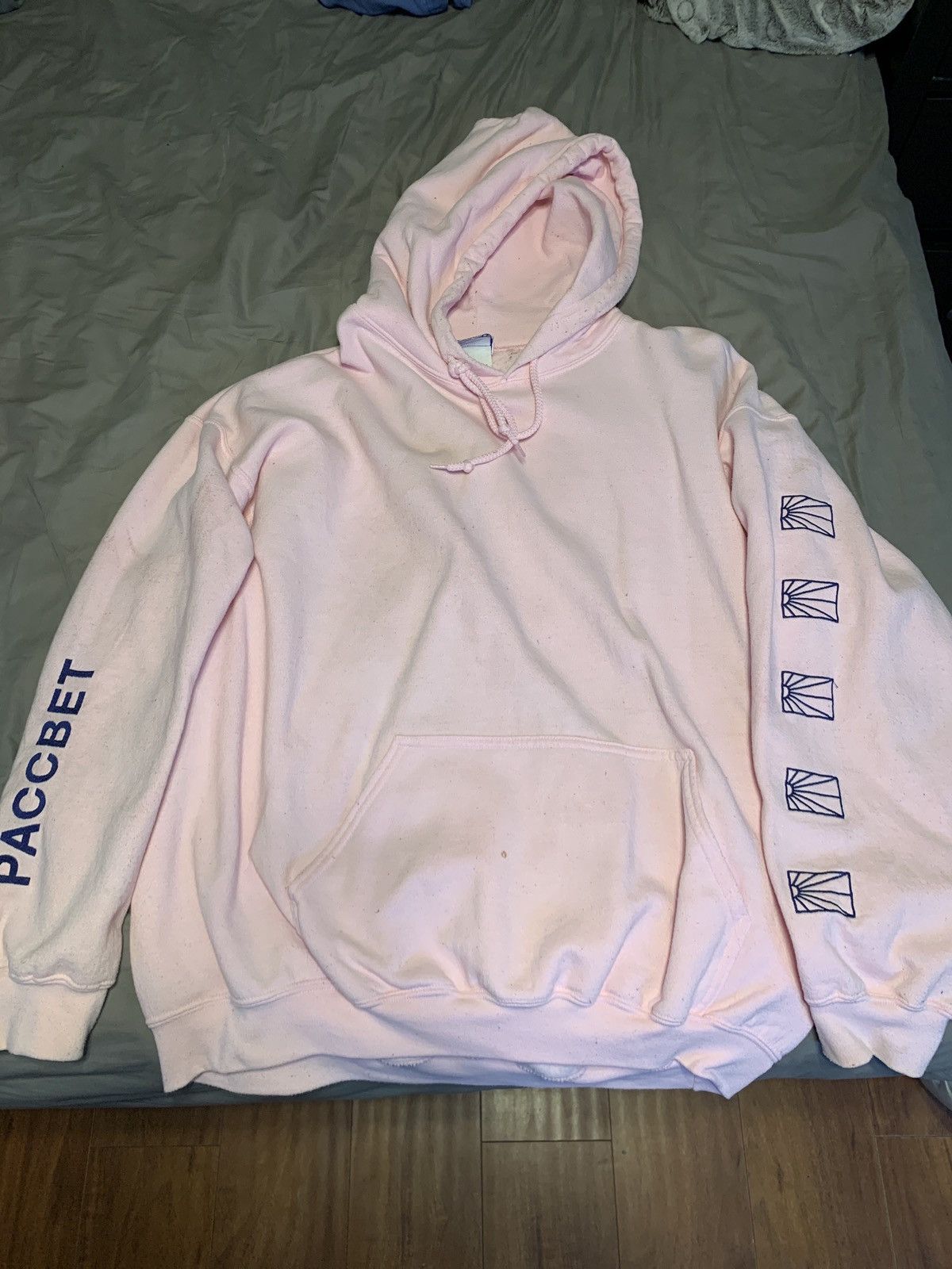 Gosha Rubchinskiy × PACCBET Paccbet pink hoodie XL Size US XL / EU 56 / 4 - 1 Thumbnail
