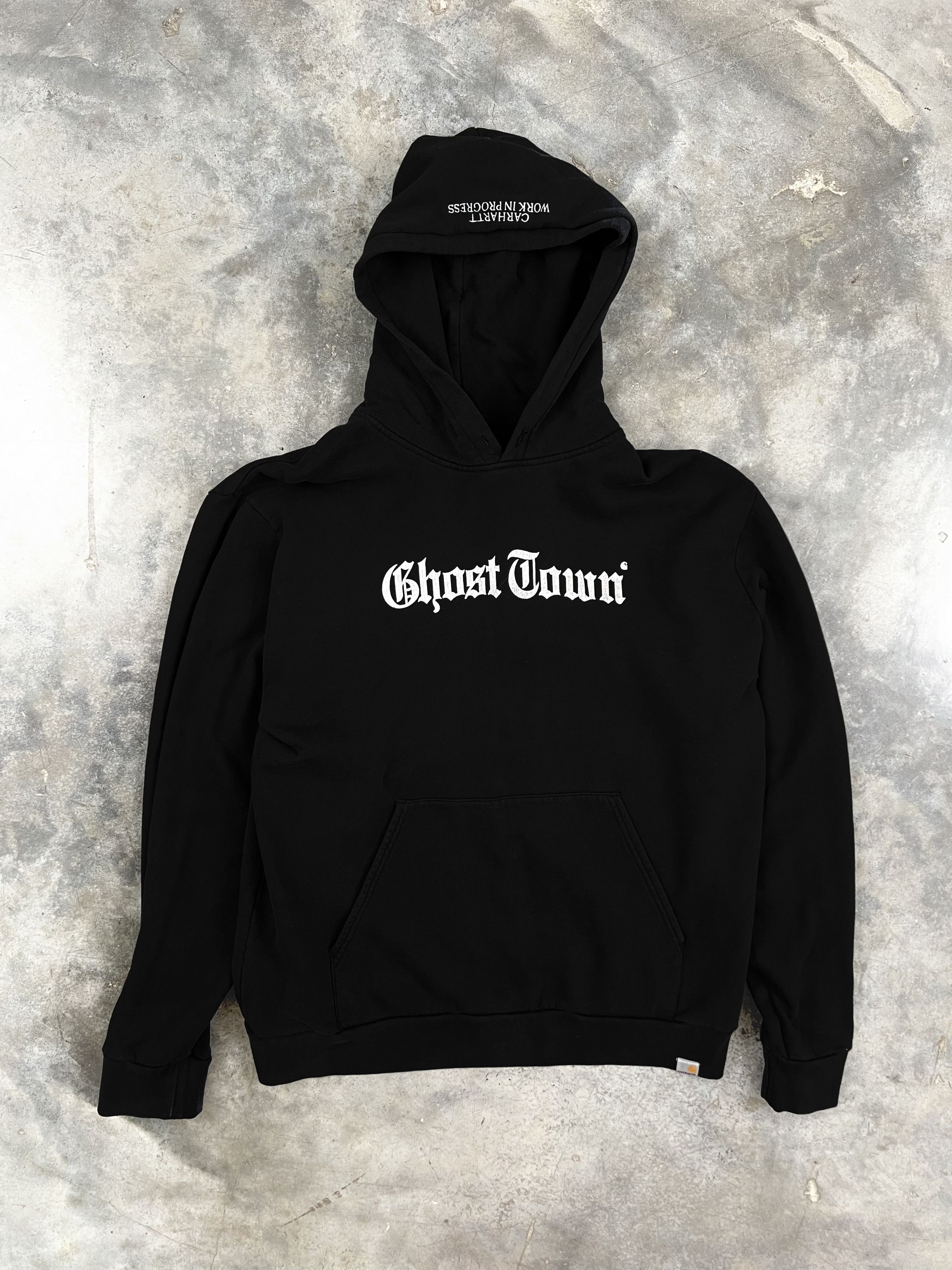 Carhartt Wip Carhartt W.I.P Ghost Town Logo Black Hoodie 2XL XXL Grailed