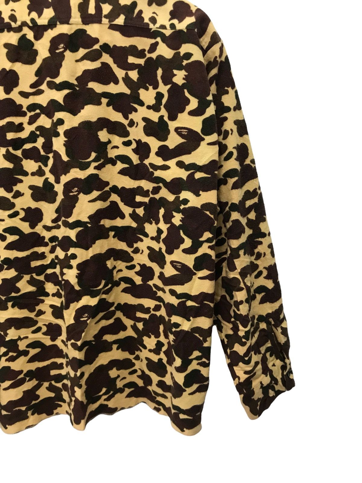 Nigo Bape Camo Half Zipper Pullover fleece jacket Size US M / EU 48-50 / 2 - 6 Thumbnail