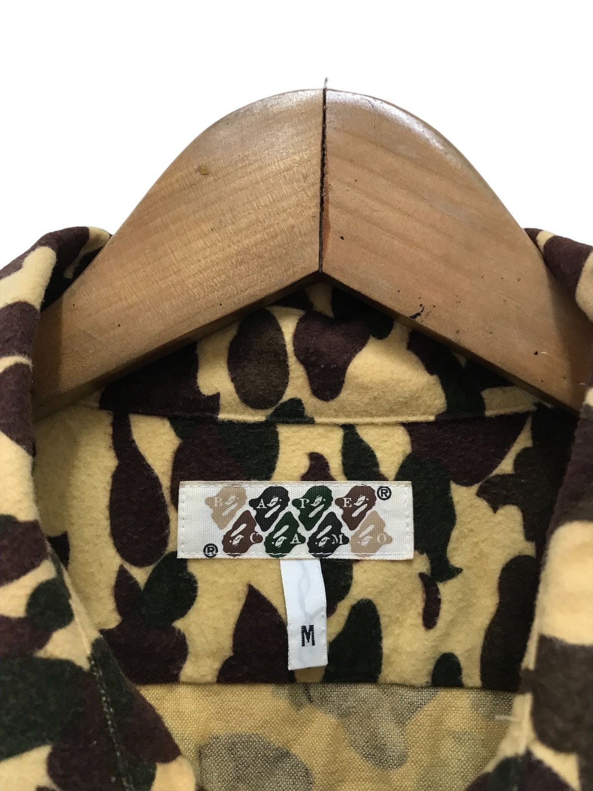 Nigo Bape Camo Half Zipper Pullover fleece jacket Size US M / EU 48-50 / 2 - 7 Thumbnail