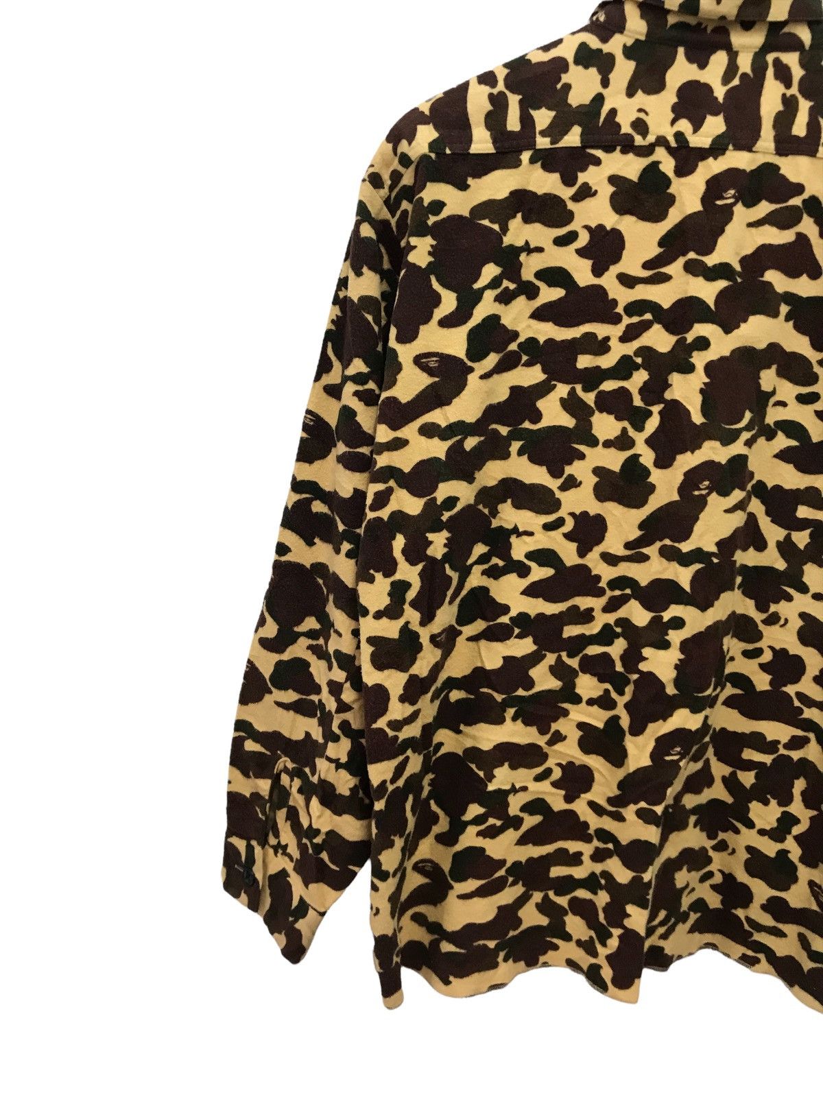 Nigo Bape Camo Half Zipper Pullover fleece jacket Size US M / EU 48-50 / 2 - 5 Thumbnail