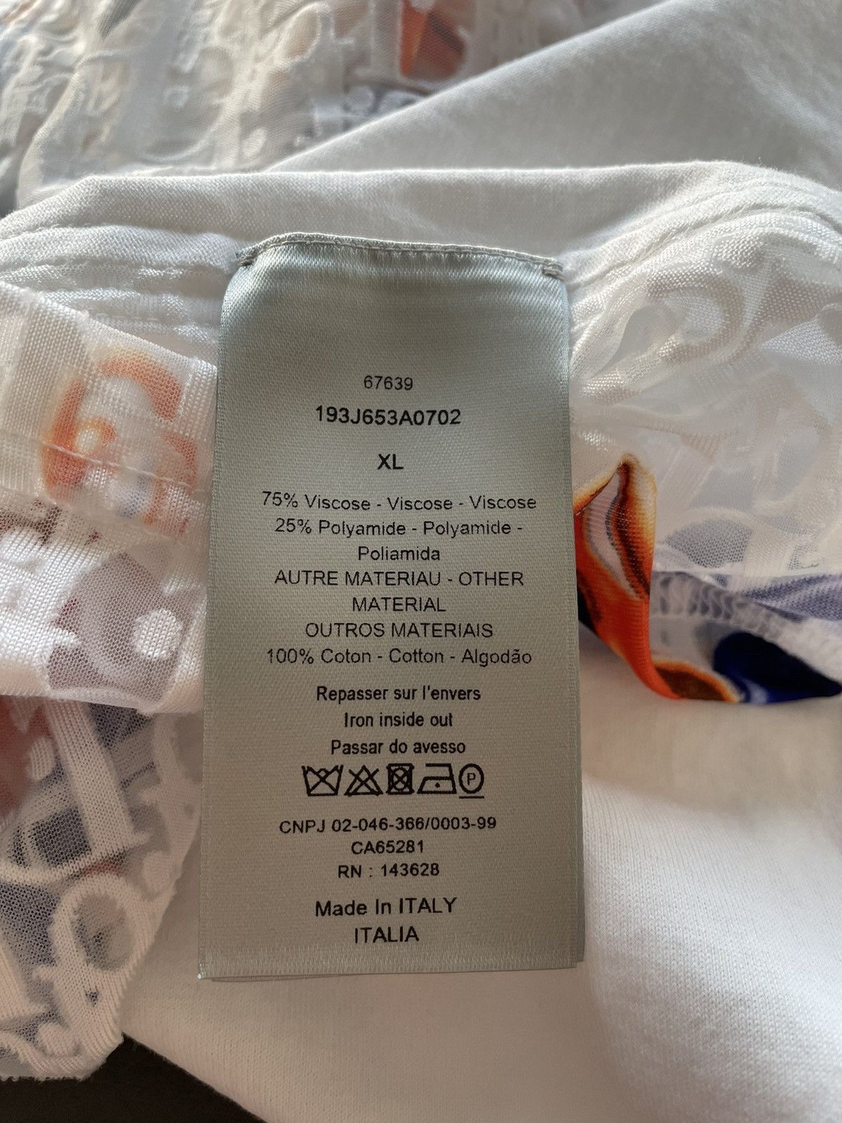 Dior Brand New Sold Out Rare Dior x Kenny Scharf Oblique Shirt Size US L / EU 52-54 / 3 - 6 Thumbnail