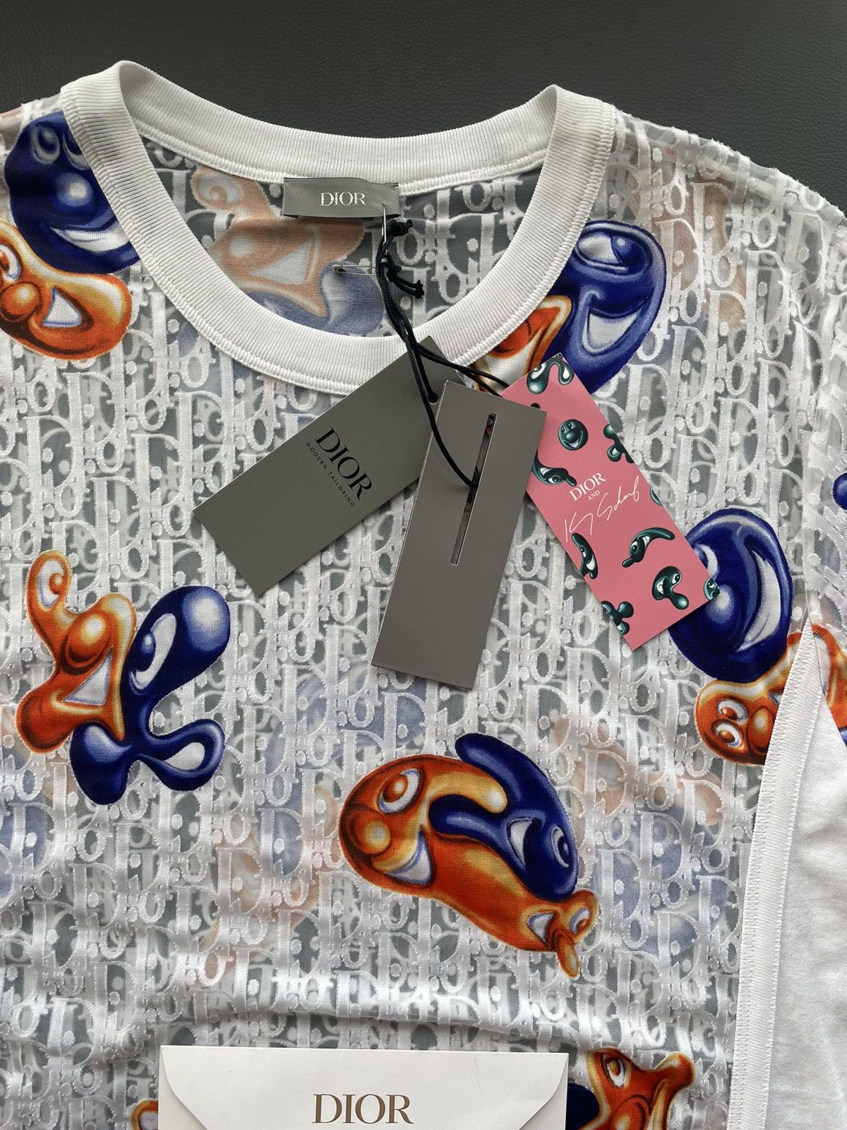 Dior Brand New Sold Out Rare Dior x Kenny Scharf Oblique Shirt Size US L / EU 52-54 / 3 - 1 Thumbnail
