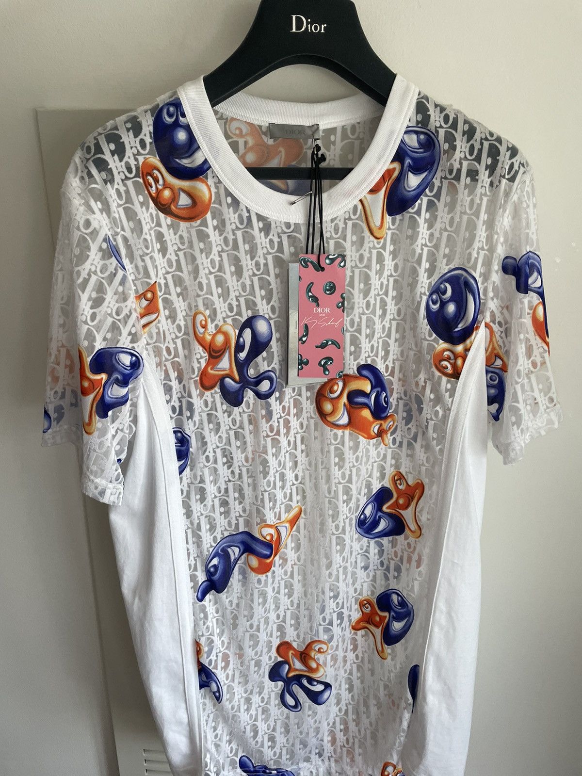 Dior Brand New Sold Out Rare Dior x Kenny Scharf Oblique Shirt Size US L / EU 52-54 / 3 - 23 Thumbnail