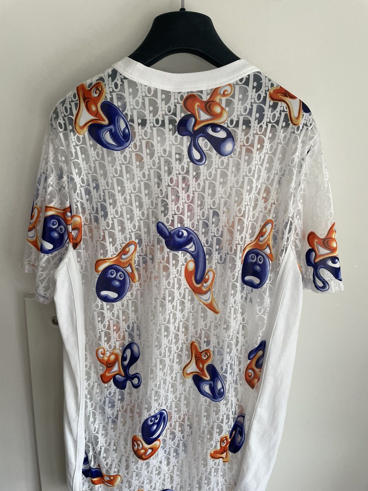 Dior Brand New Sold Out Rare Dior x Kenny Scharf Oblique Shirt Size US L / EU 52-54 / 3 - 11 Thumbnail