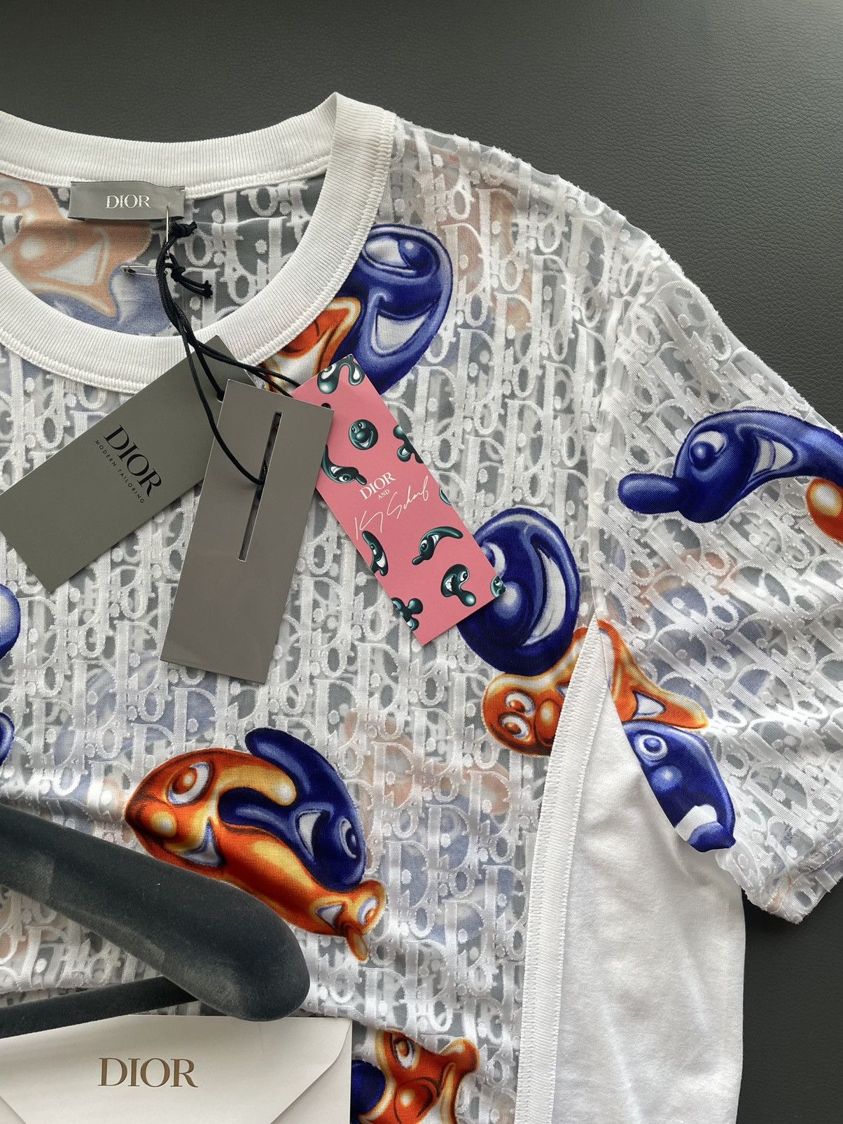 Dior Brand New Sold Out Rare Dior x Kenny Scharf Oblique Shirt Size US L / EU 52-54 / 3 - 18 Thumbnail