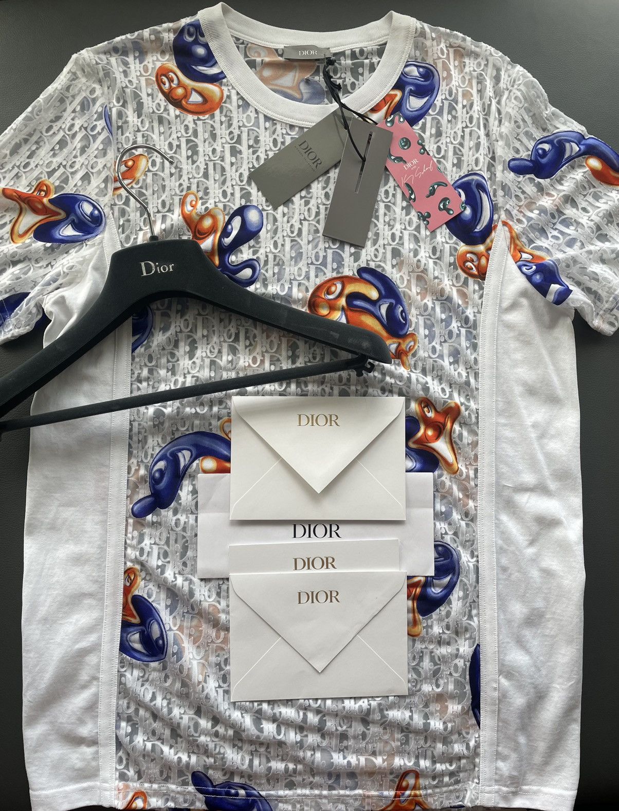 Dior Brand New Sold Out Rare Dior x Kenny Scharf Oblique Shirt Size US L / EU 52-54 / 3 - 17 Thumbnail