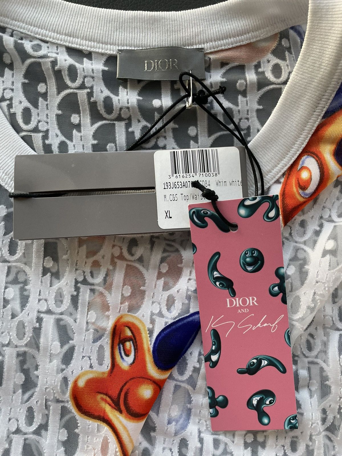 Dior Brand New Sold Out Rare Dior x Kenny Scharf Oblique Shirt Size US L / EU 52-54 / 3 - 5 Thumbnail