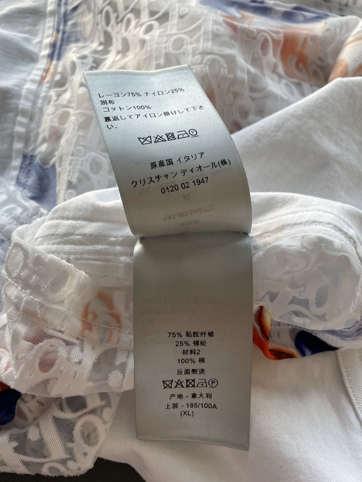 Dior Brand New Sold Out Rare Dior x Kenny Scharf Oblique Shirt Size US L / EU 52-54 / 3 - 7 Thumbnail