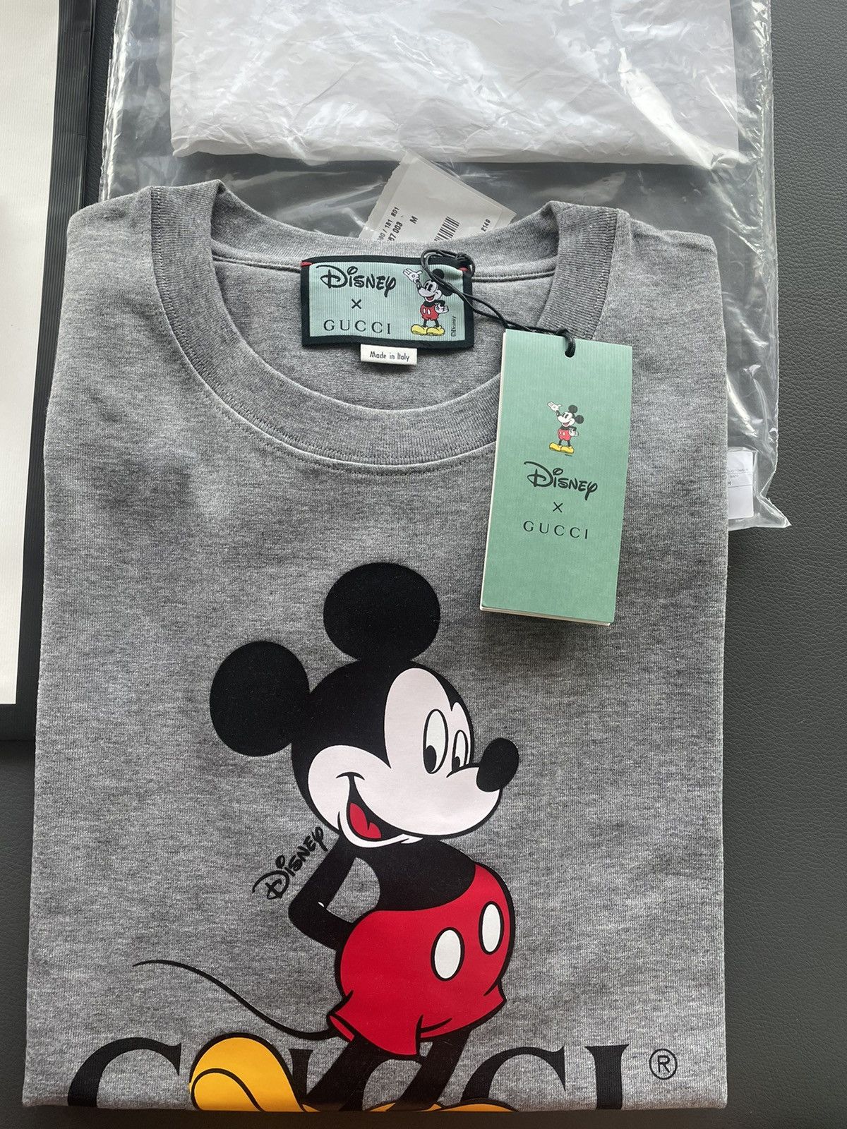 Disney Super Runway Oversized Gucci x Mickey Mouse Tee Size US L / EU 52-54 / 3 - 9 Thumbnail