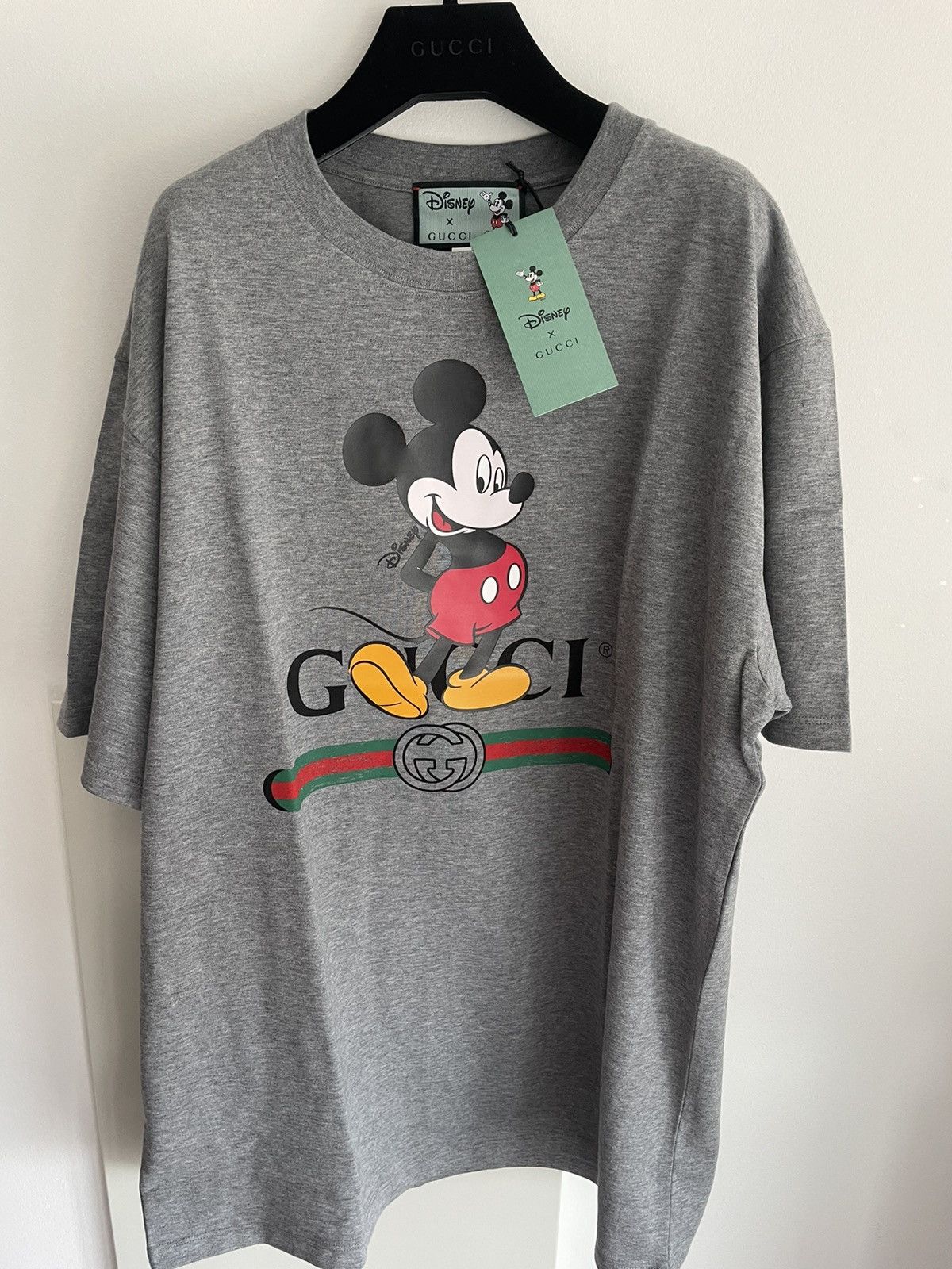 Disney Super Runway Oversized Gucci x Mickey Mouse Tee Size US L / EU 52-54 / 3 - 21 Thumbnail