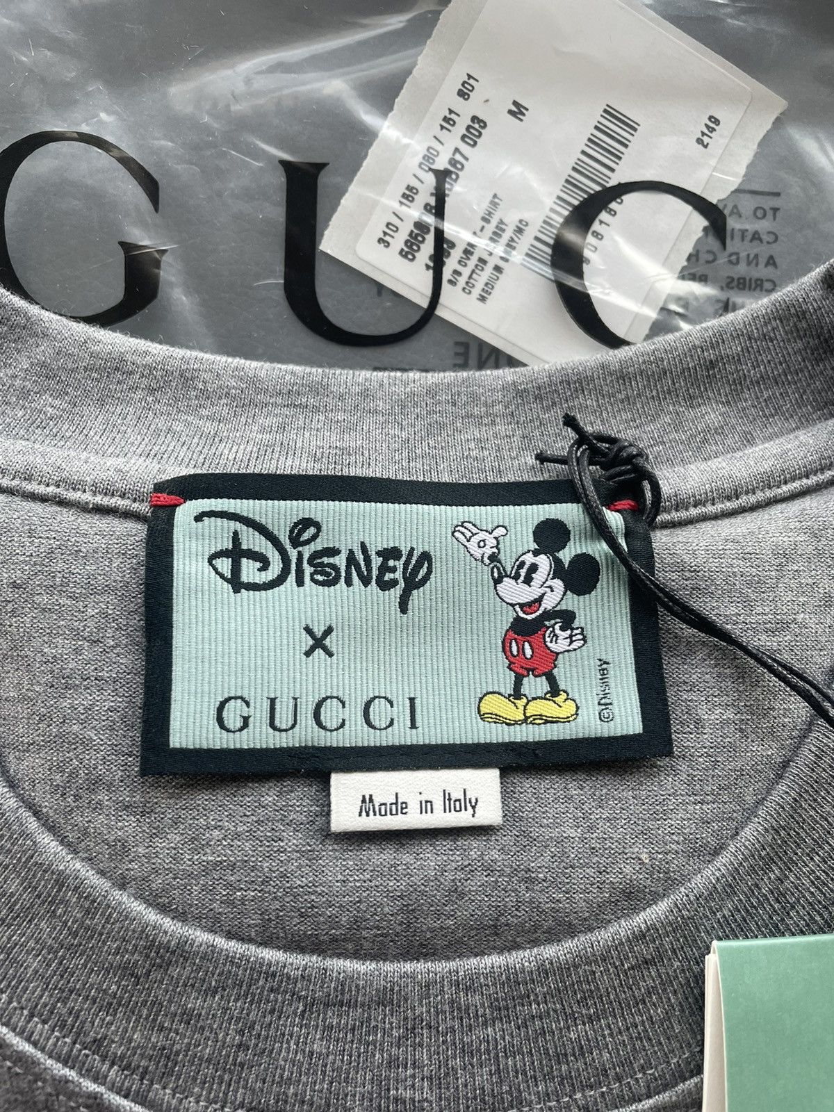 Disney Super Runway Oversized Gucci x Mickey Mouse Tee Size US L / EU 52-54 / 3 - 7 Thumbnail
