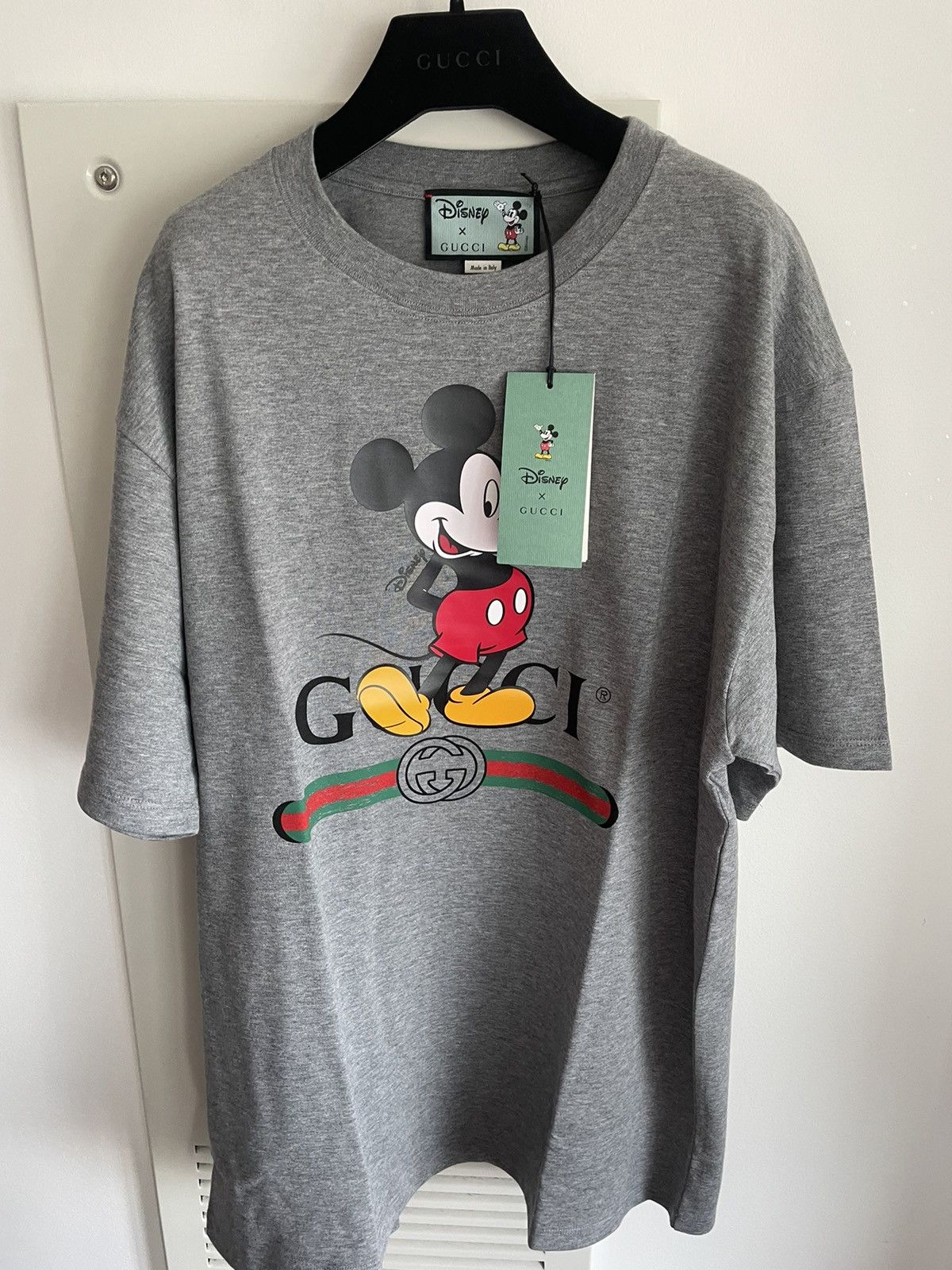 Disney Super Runway Oversized Gucci x Mickey Mouse Tee Size US L / EU 52-54 / 3 - 20 Thumbnail