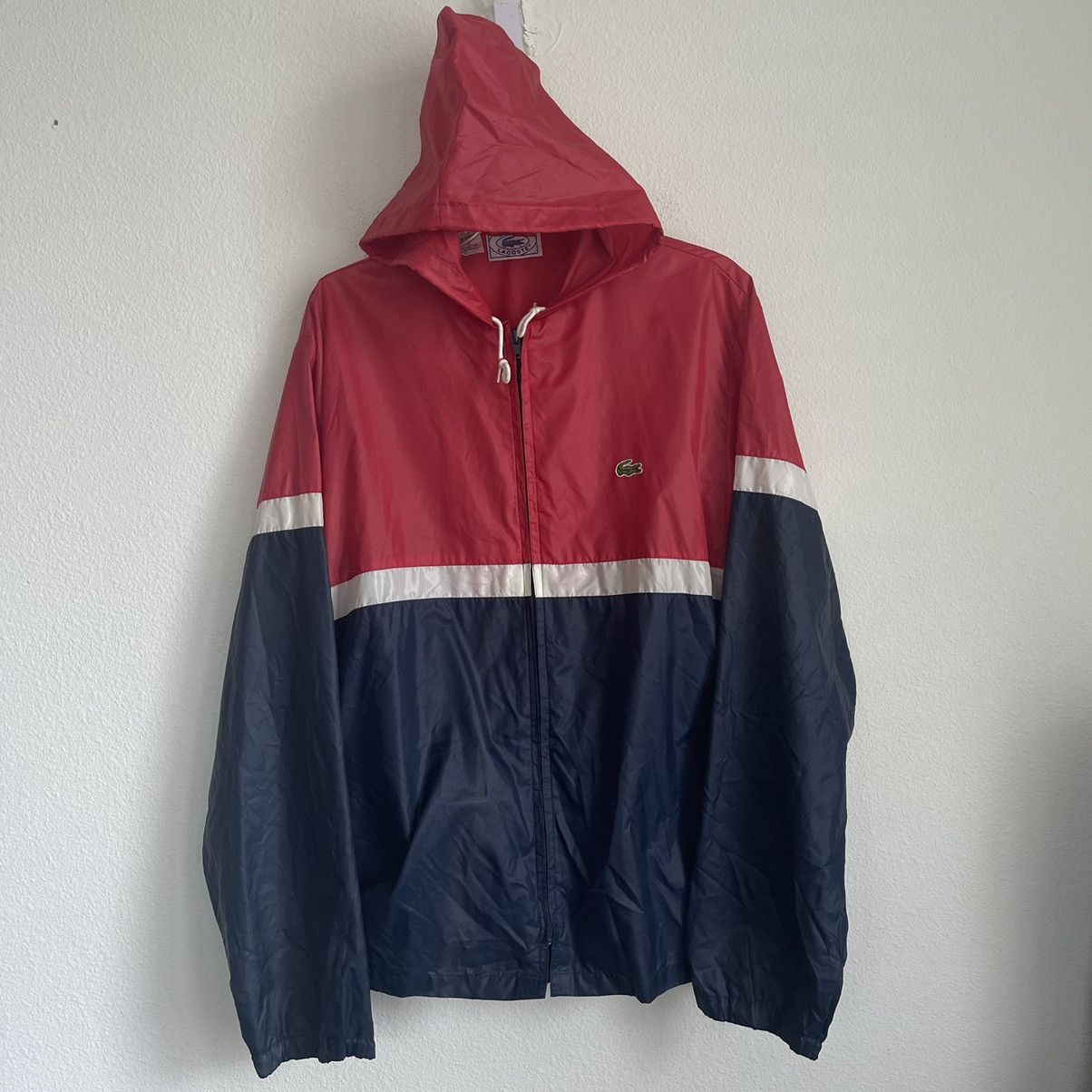Lacoste x Izod Front Zip France Hooded Lightweight Jacket