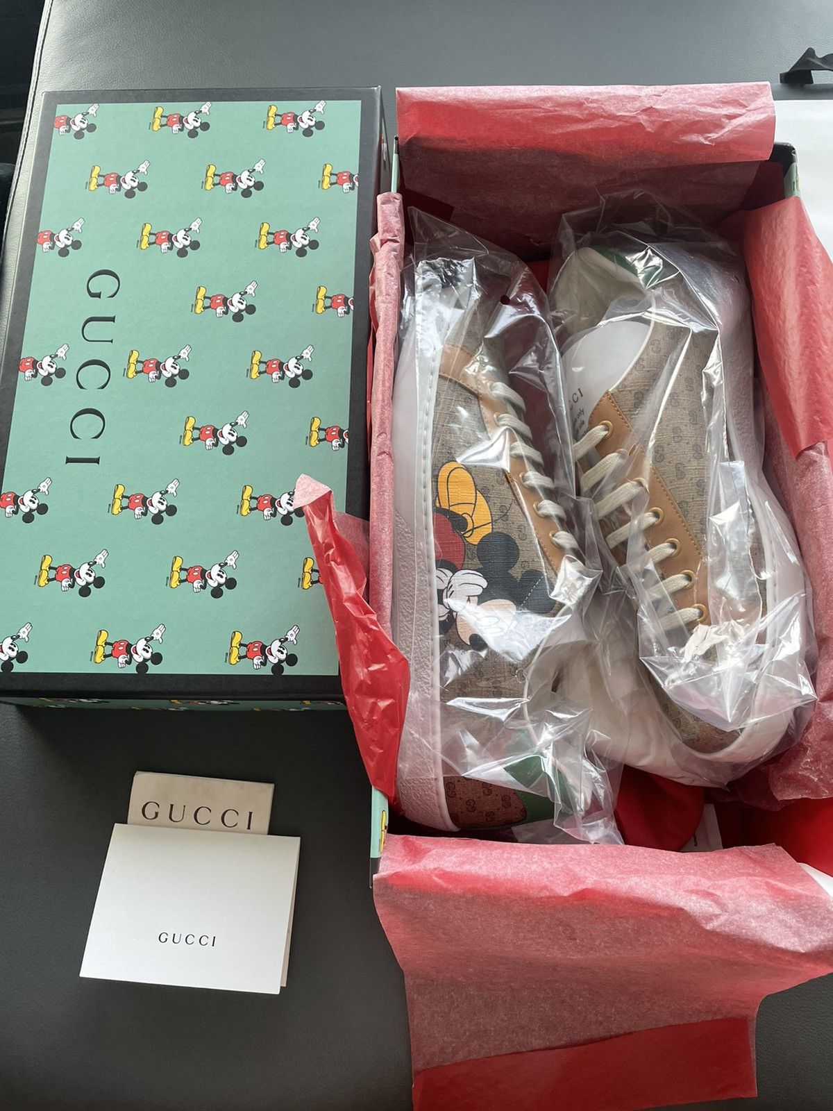Disney Limited Edition Brand New Gucci x Mickey Mouse ACE Sneaker Size US 9.5 / EU 42-43 - 3 Thumbnail