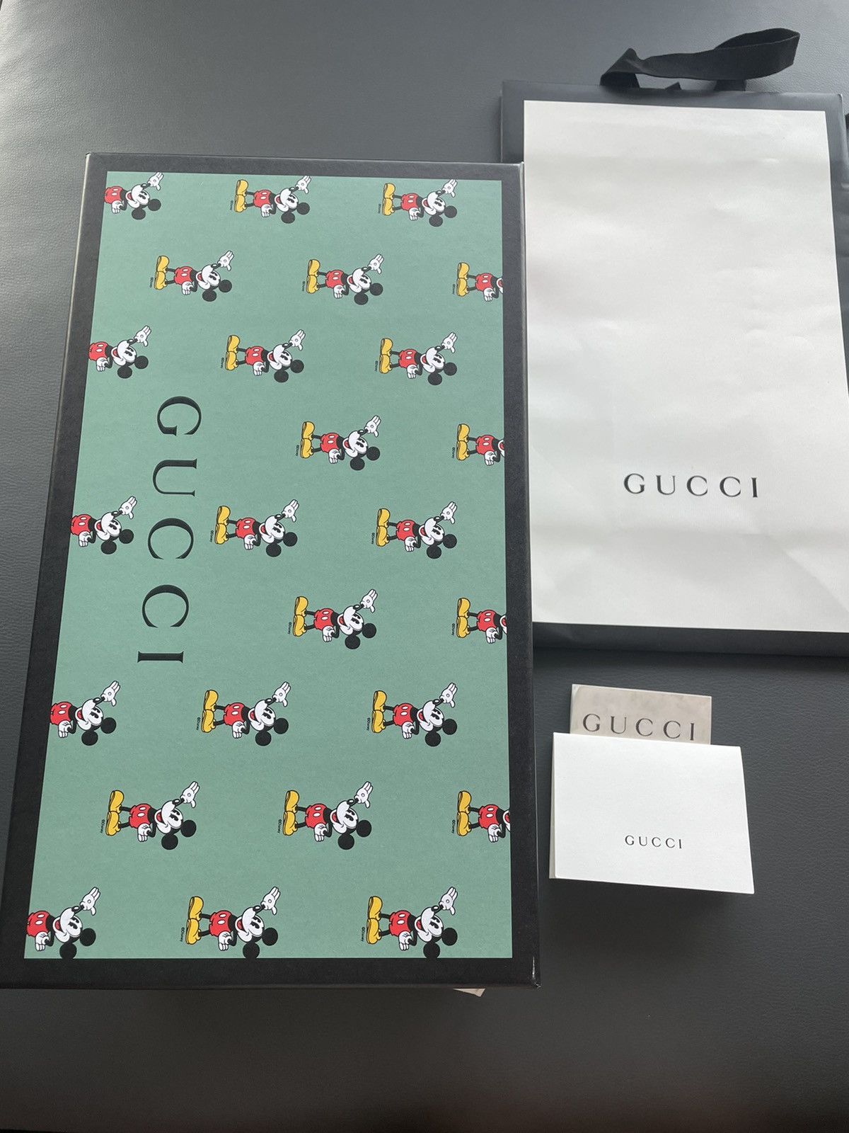 Disney Limited Edition Brand New Gucci x Mickey Mouse ACE Sneaker Size US 9.5 / EU 42-43 - 2 Thumbnail