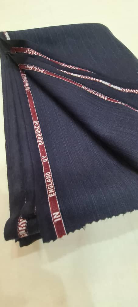 Vintage BROADHEAD RO SUPERFINE WORSTED & CASHMERE FABRIC 3.2mx1.6m Size ONE SIZE - 3 Thumbnail