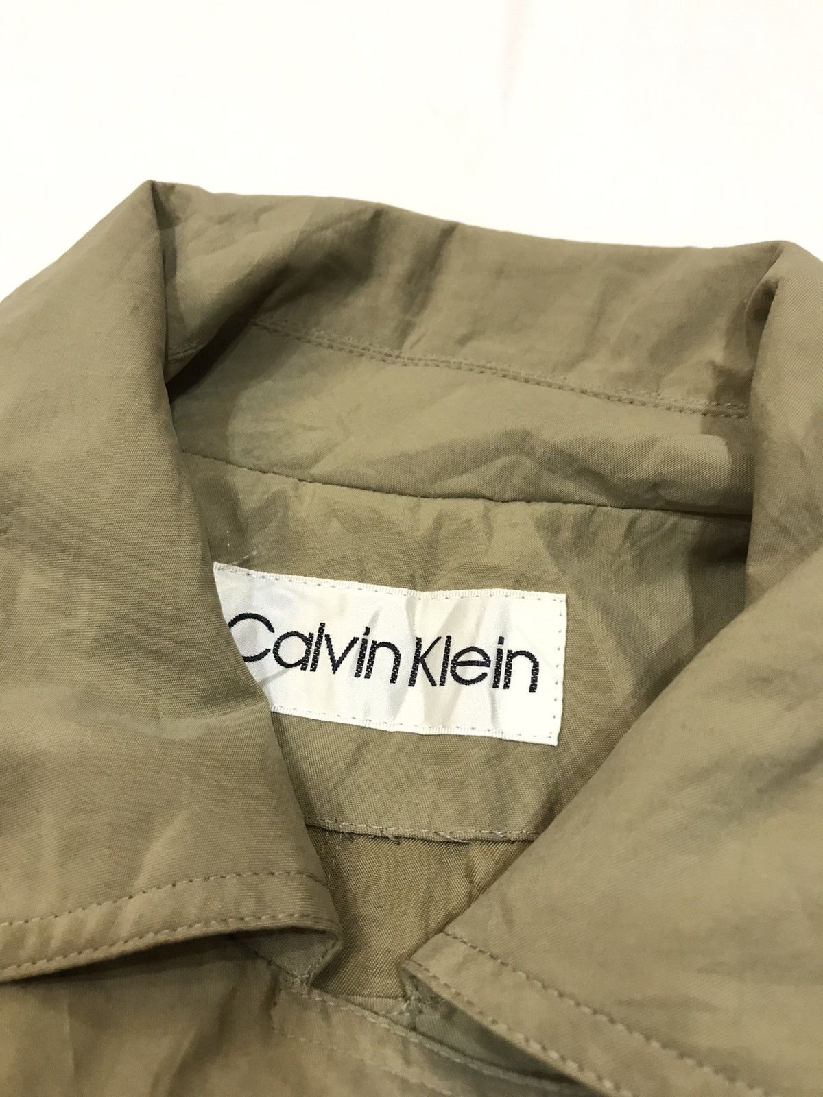 Calvin Klein CALVIN KLEIN TRENCH COAT LONG JACKET Size US L / EU 52-54 / 3 - 5 Thumbnail