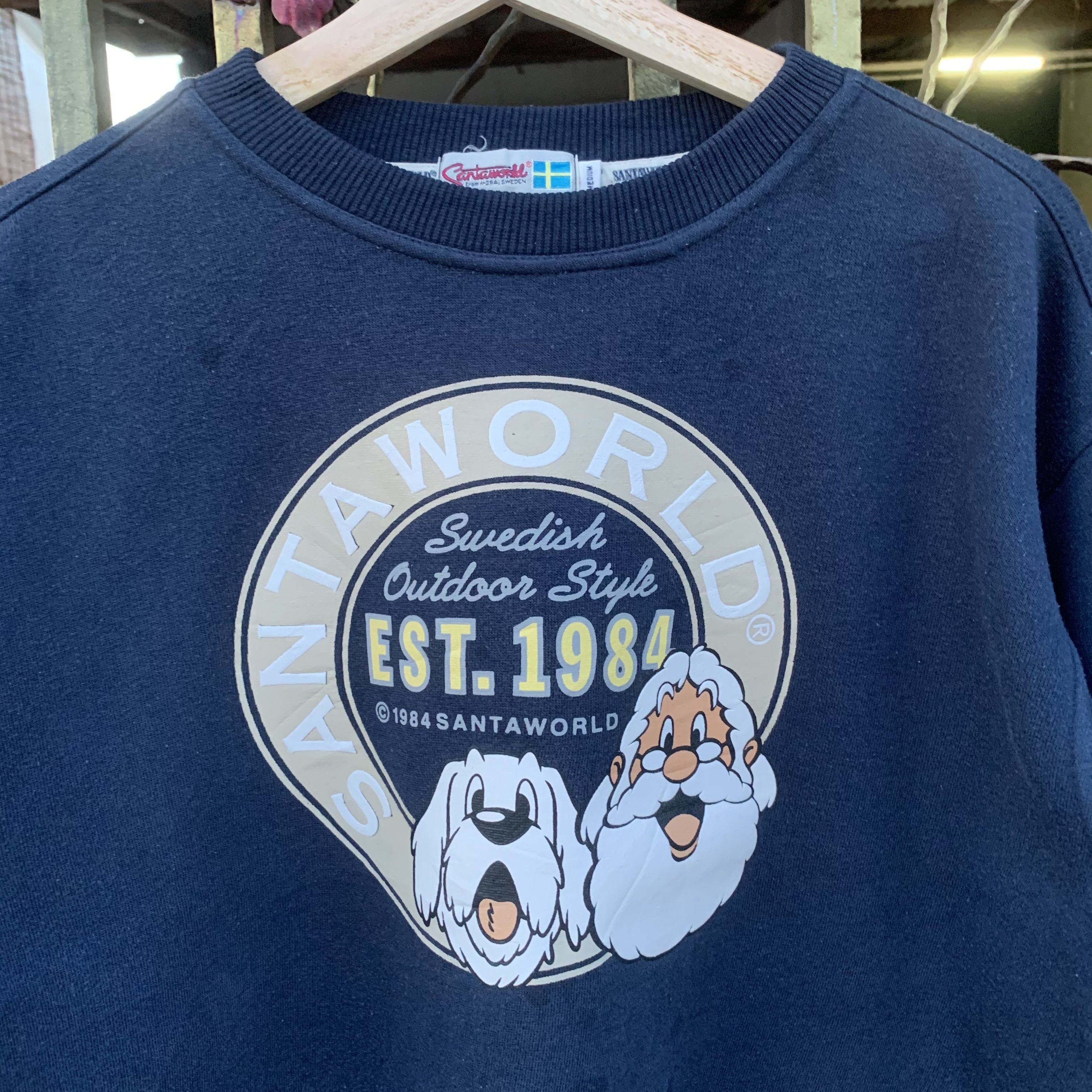 Captain Santors Vintage Late 80s Santaworld Spell Out Big Logo Crewneck Size US M / EU 48-50 / 2 - 2 Thumbnail