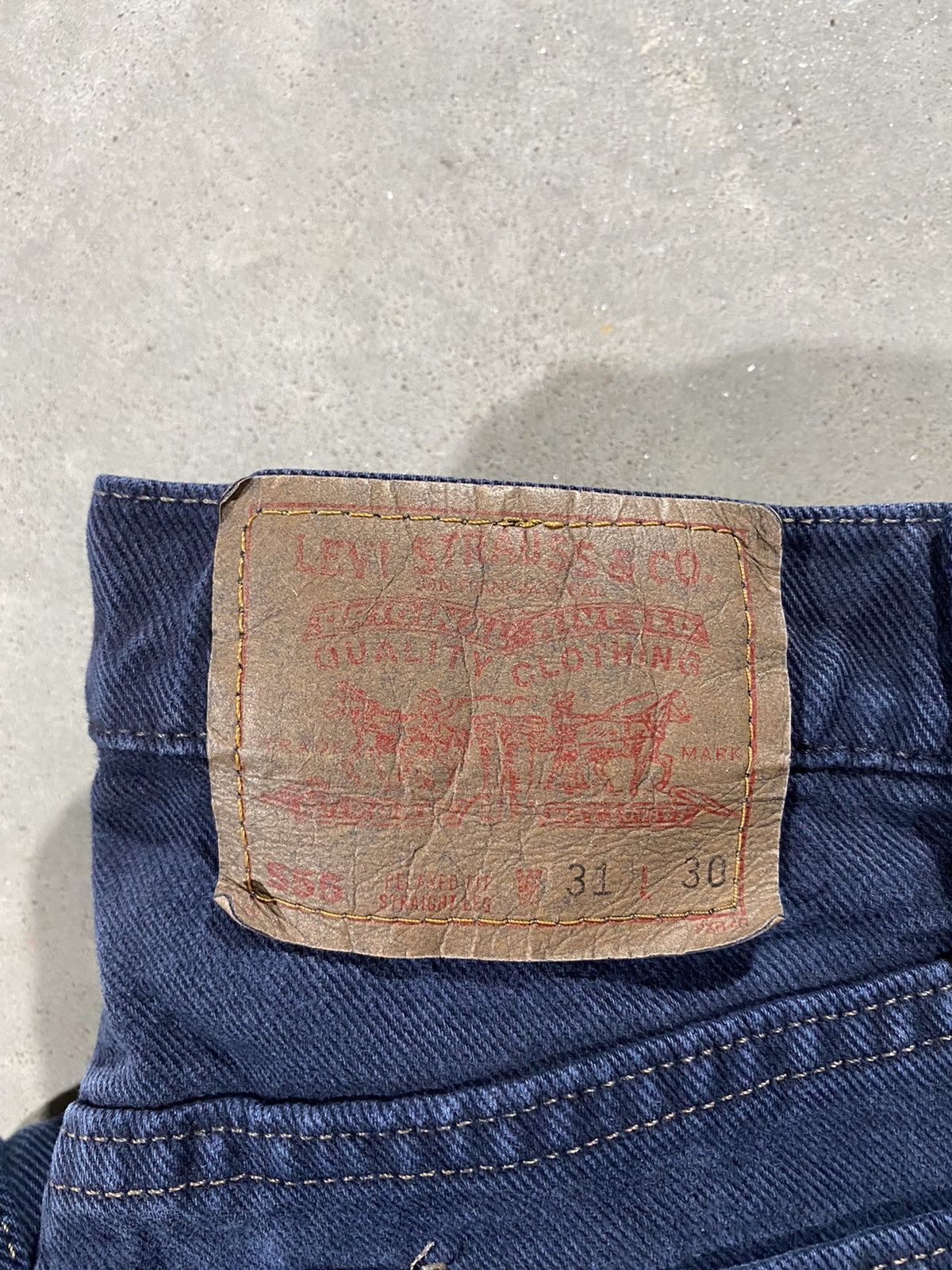 Levi's Vintage 90’s Levis 555 Made in USA Denim Jeans Size US 31 - 5 Thumbnail