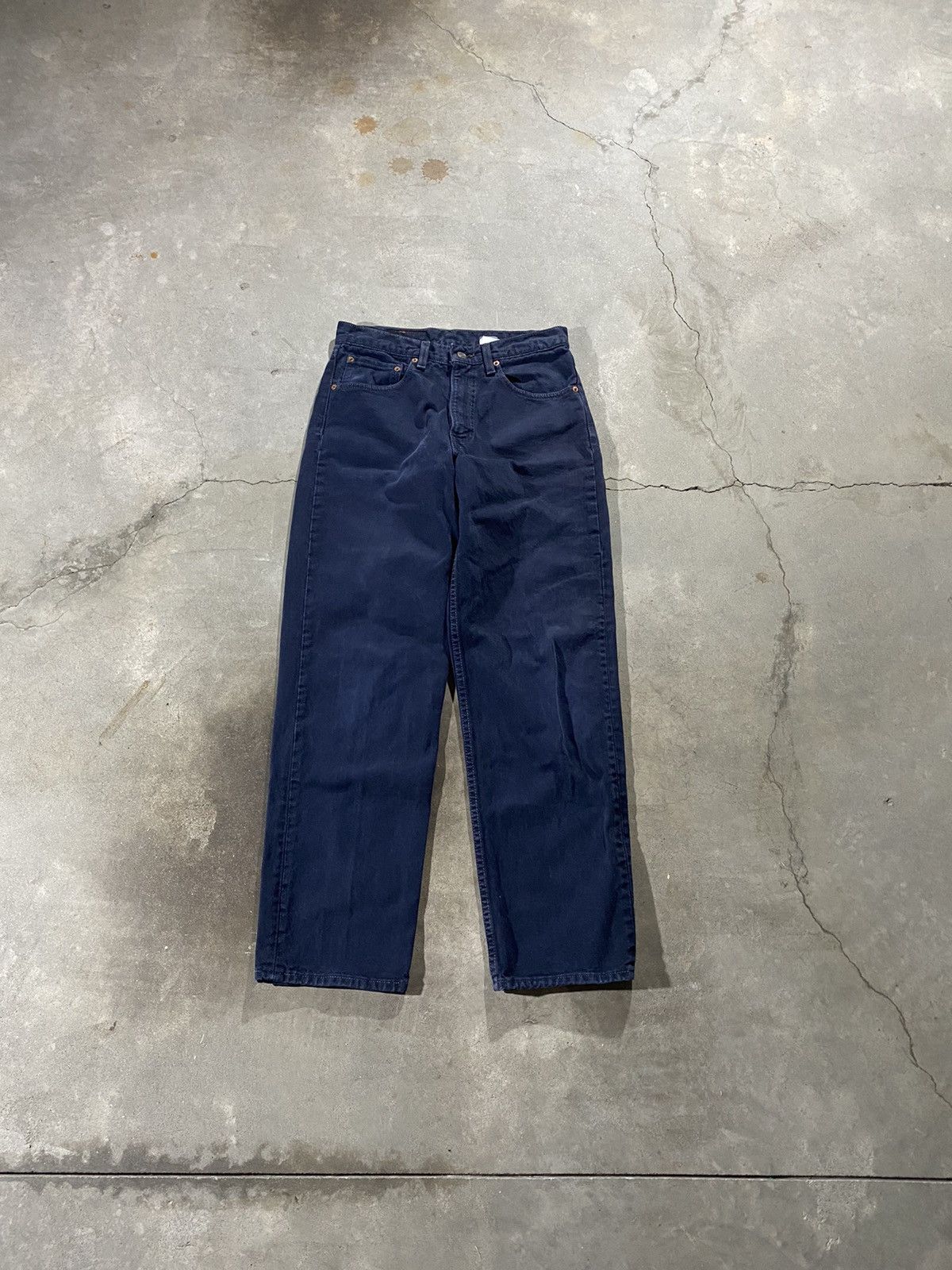 Levi's Vintage 90’s Levis 555 Made in USA Denim Jeans Size US 31 - 2 Thumbnail