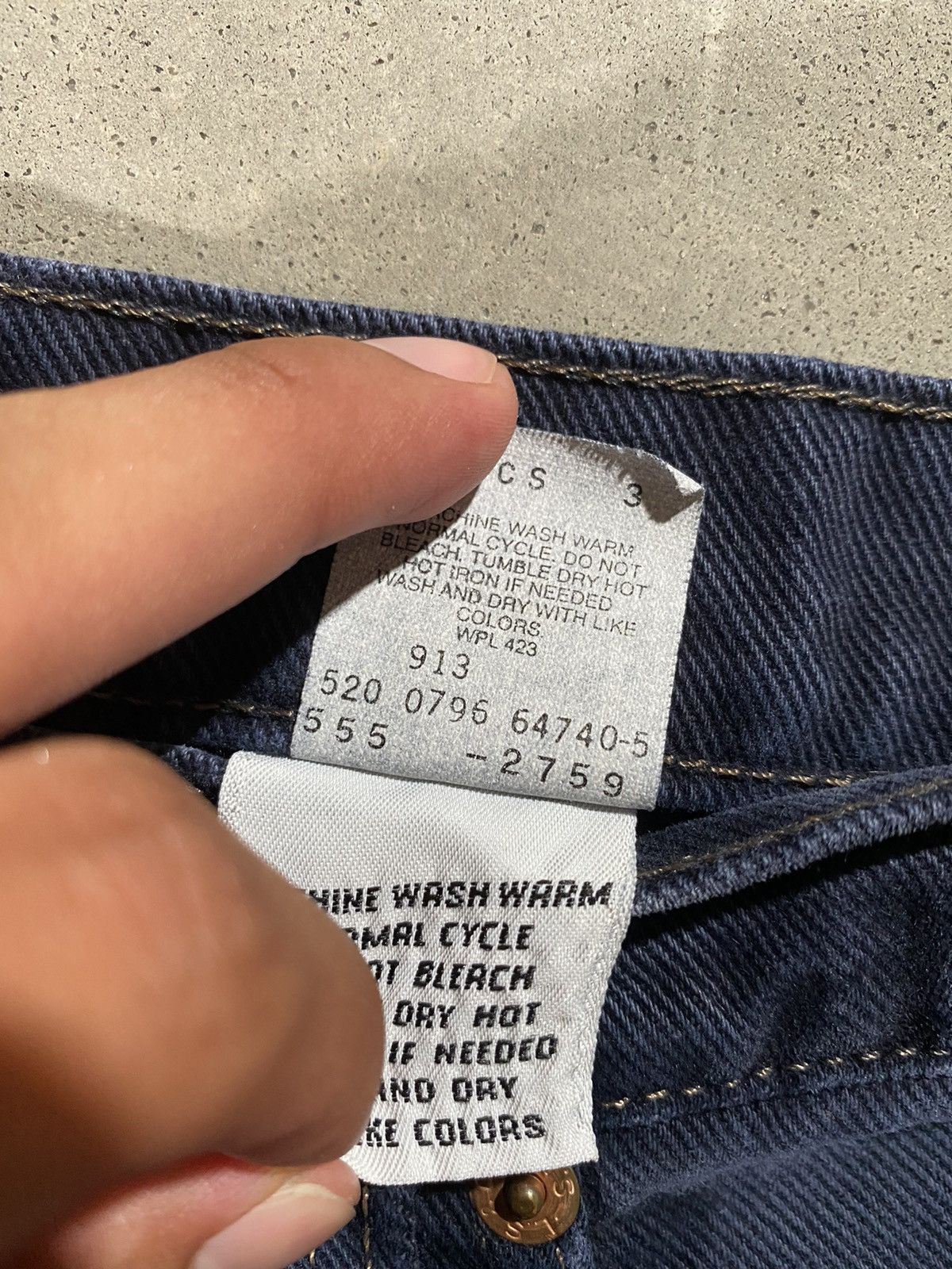 Levi's Vintage 90’s Levis 555 Made in USA Denim Jeans Size US 31 - 6 Thumbnail