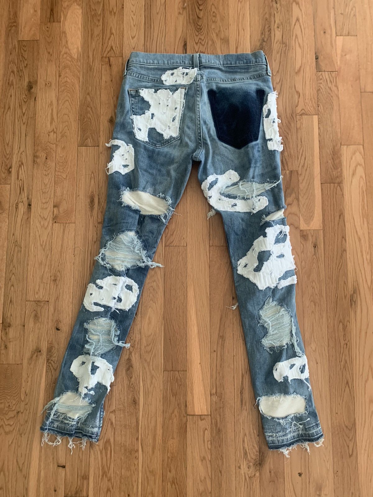 Other Distressed And Patchwork Jeans Size US 29 - 2 Thumbnail