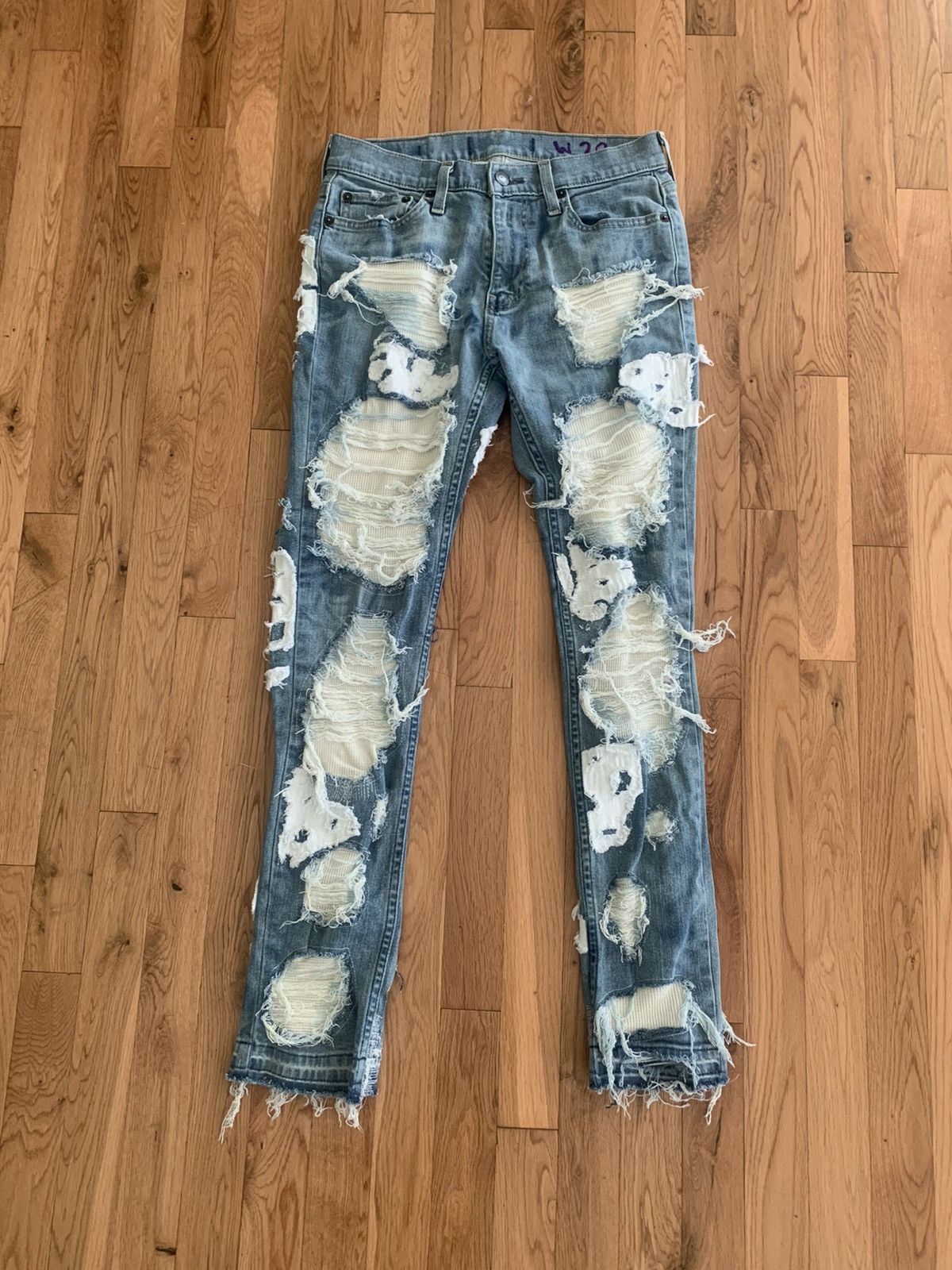 Other Distressed And Patchwork Jeans Size US 29 - 1 Thumbnail