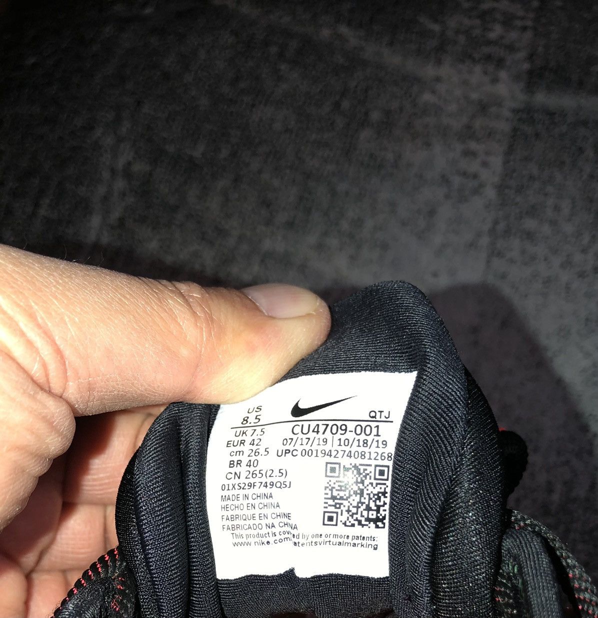 Nike NIKE AIR VaporMax Plus Laser Black Pink Flight Pack Sneakers Size US 8.5 / EU 41-42 - 7 Thumbnail
