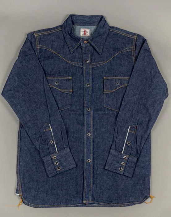 Samurai 10oz 'Hisho' Western Denim Shirt