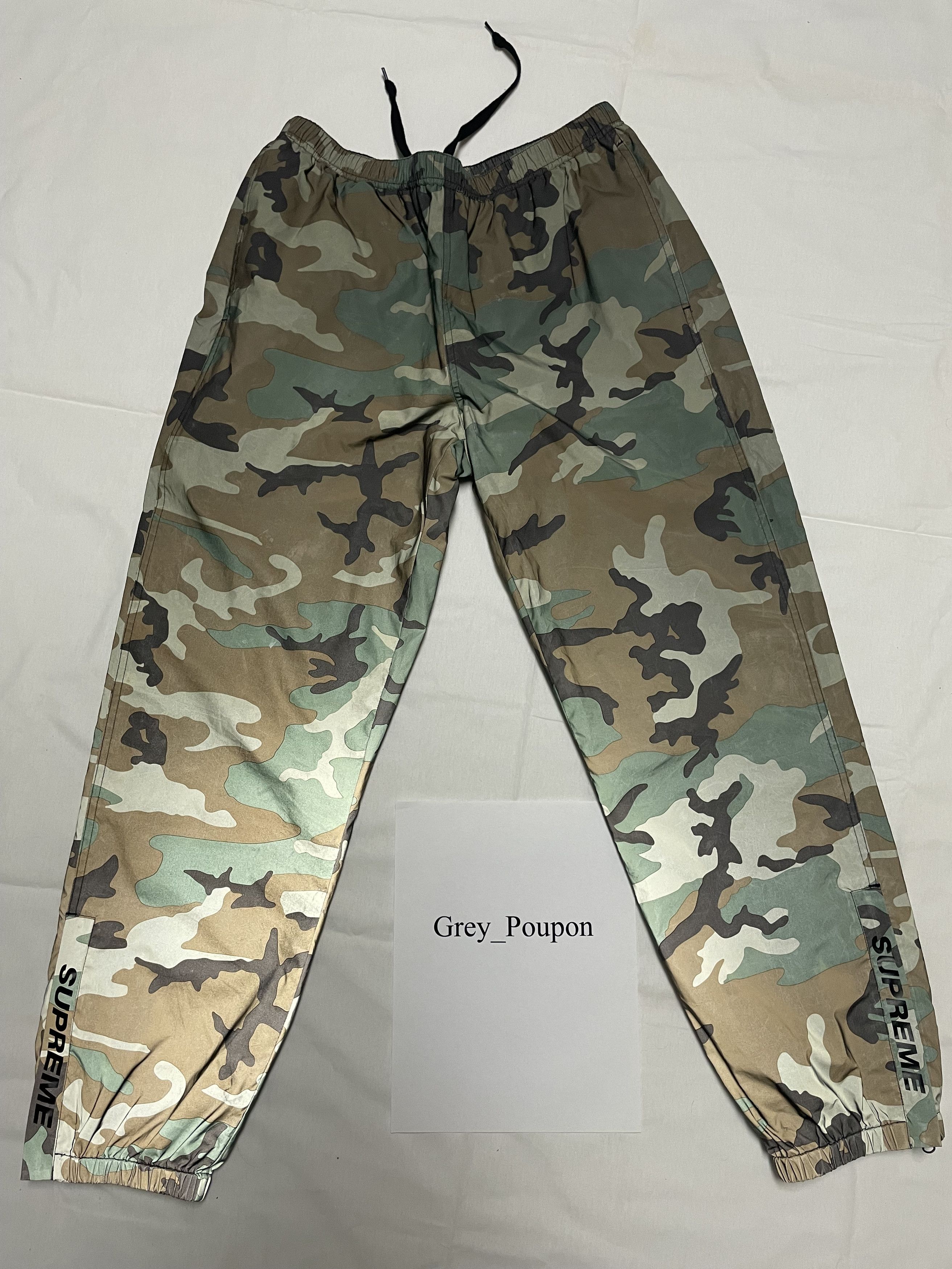 Supreme Reflective Camo Warm Up Pants | Grailed