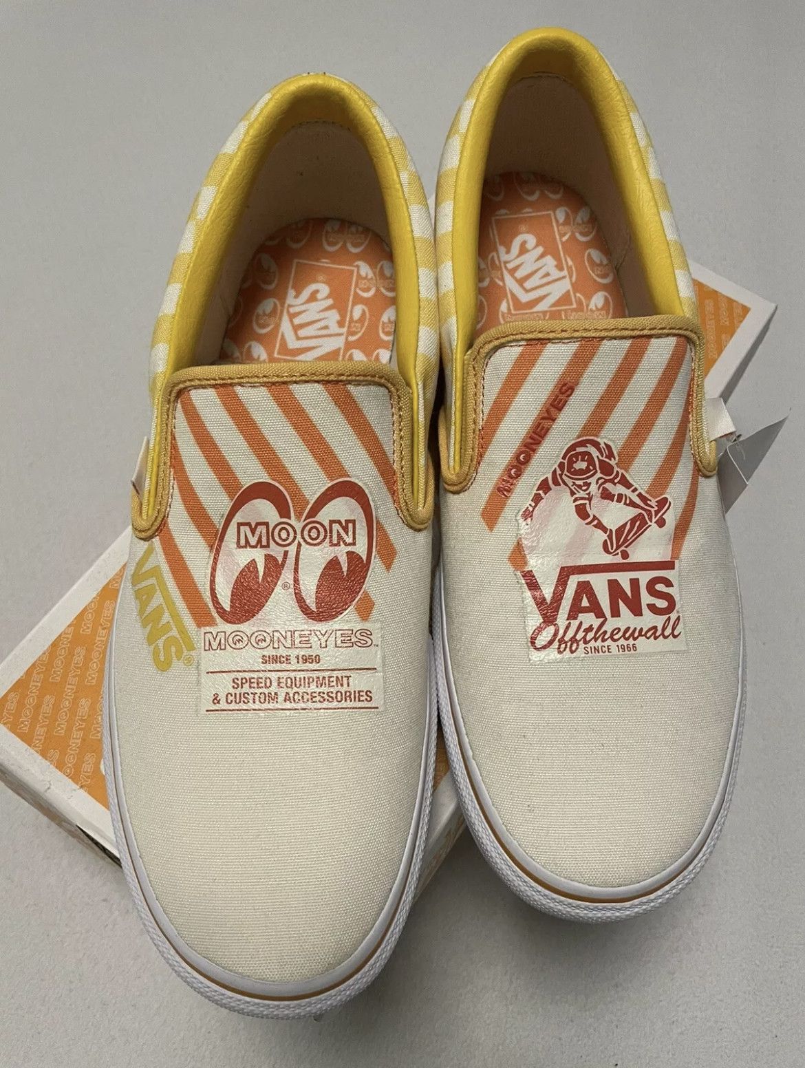 VANS × MOONEYES プレート Vans Mooneyes x Authentic 44 DX 'Anaheim Factory - White